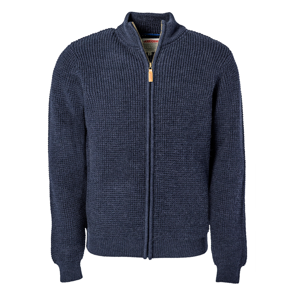 Men’s Full Zip Waffle Knit Jersey