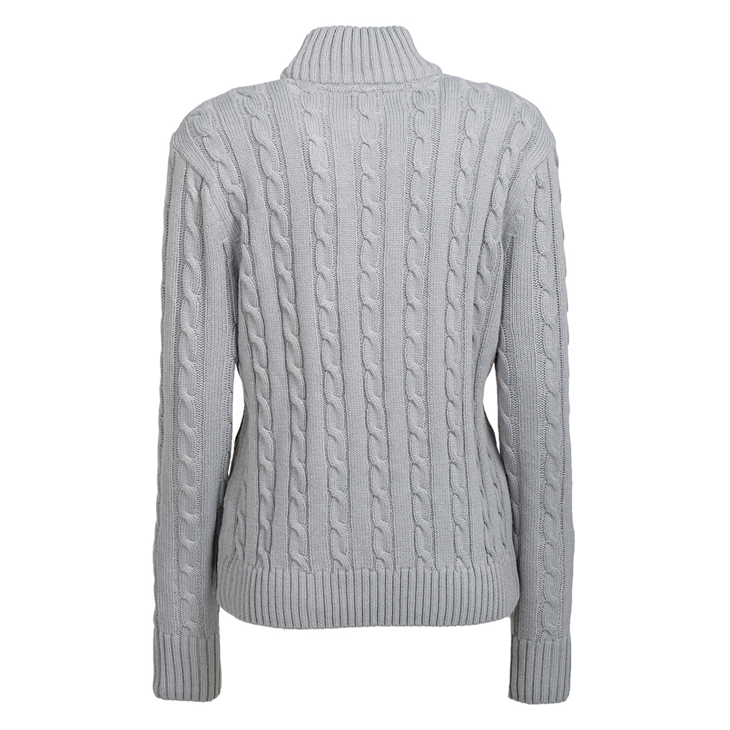 Women's Cable Knit Button Up Jersey