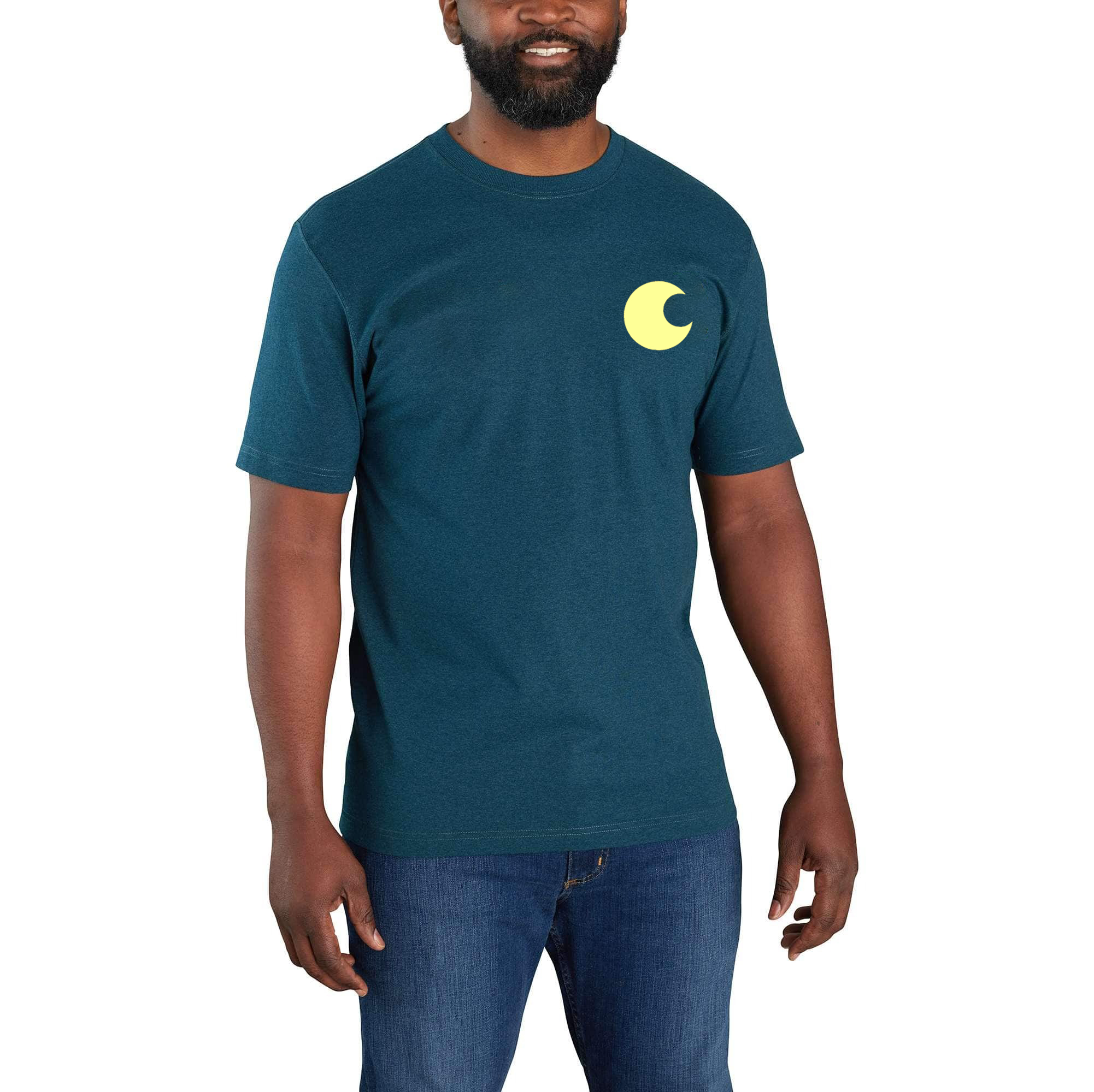 Loose Fit Heavyweight Short-Sleeve Logo Graphic T-Shirt