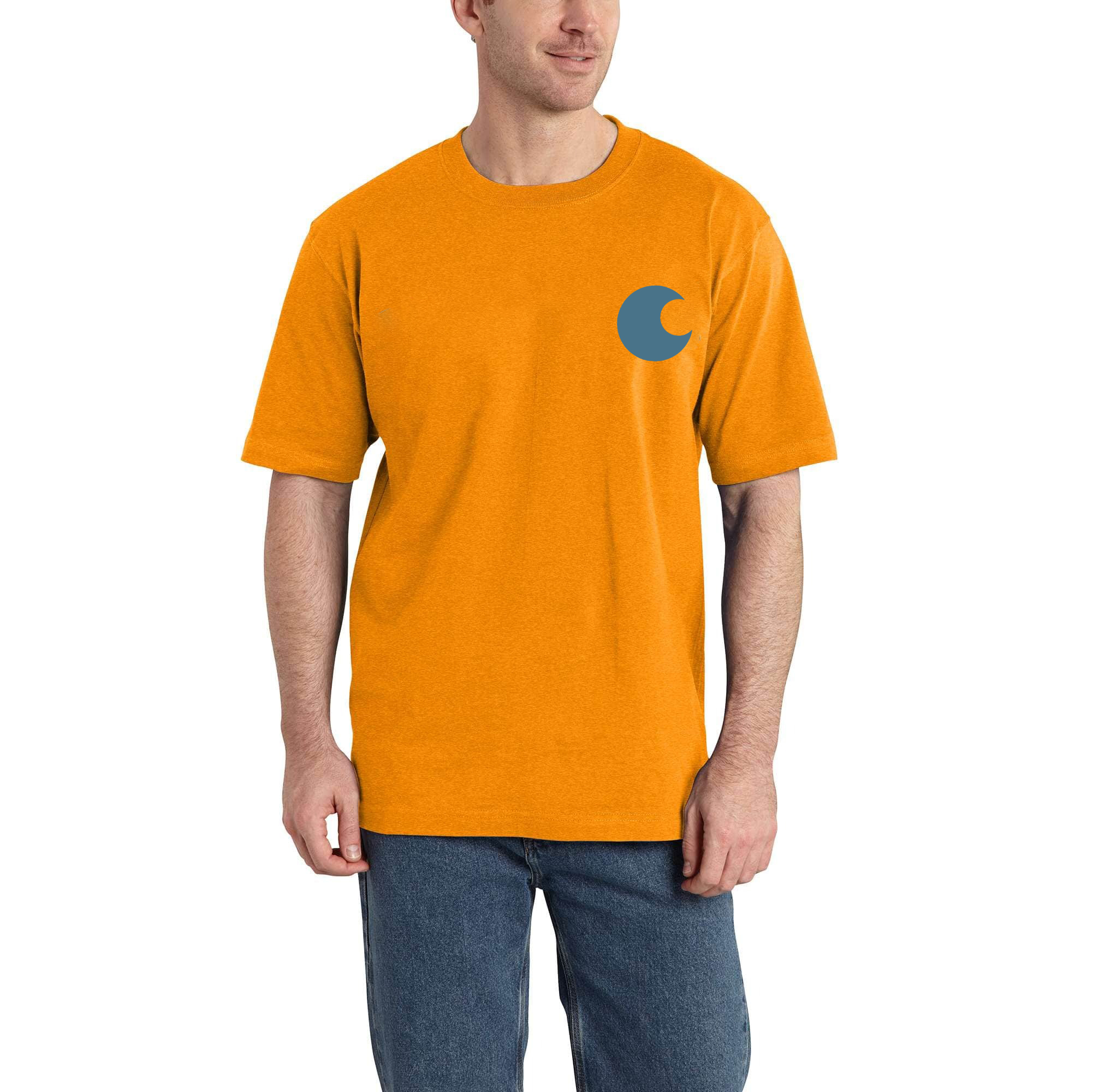 Loose Fit Heavyweight Short-Sleeve Logo Graphic T-Shirt