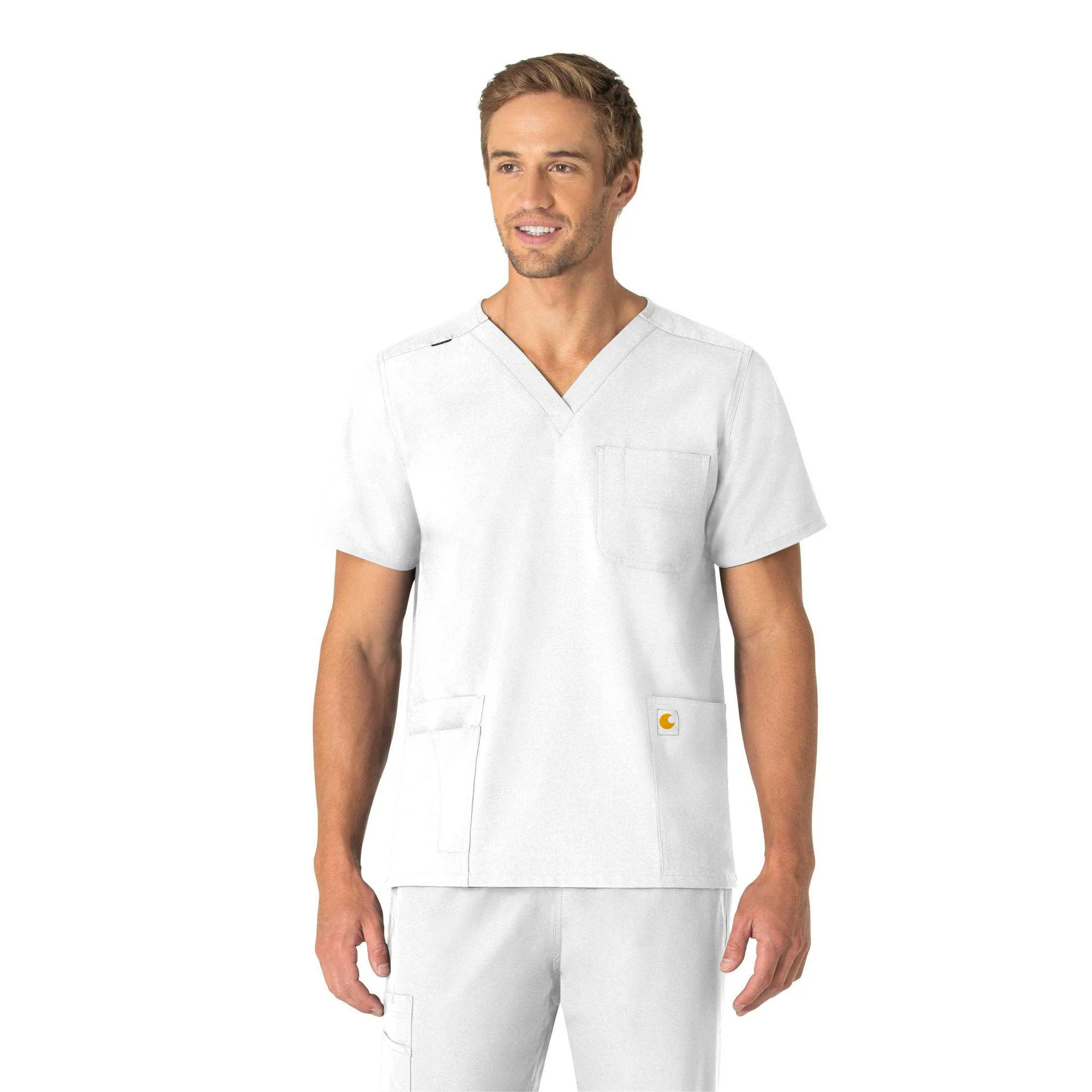 Unisex Force Essentials V-Neck 6-Pocket Scrub Top