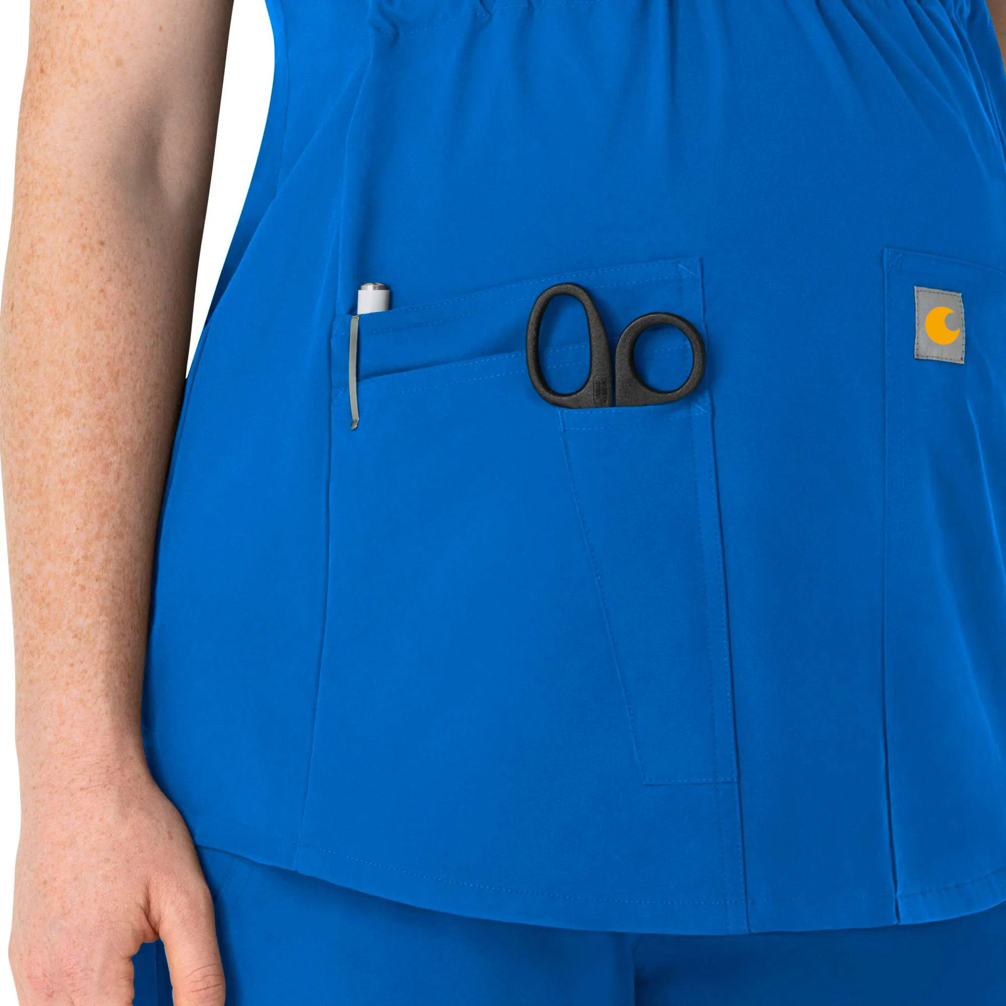 Women's Force Essentials Henley Maternity Scrub Top