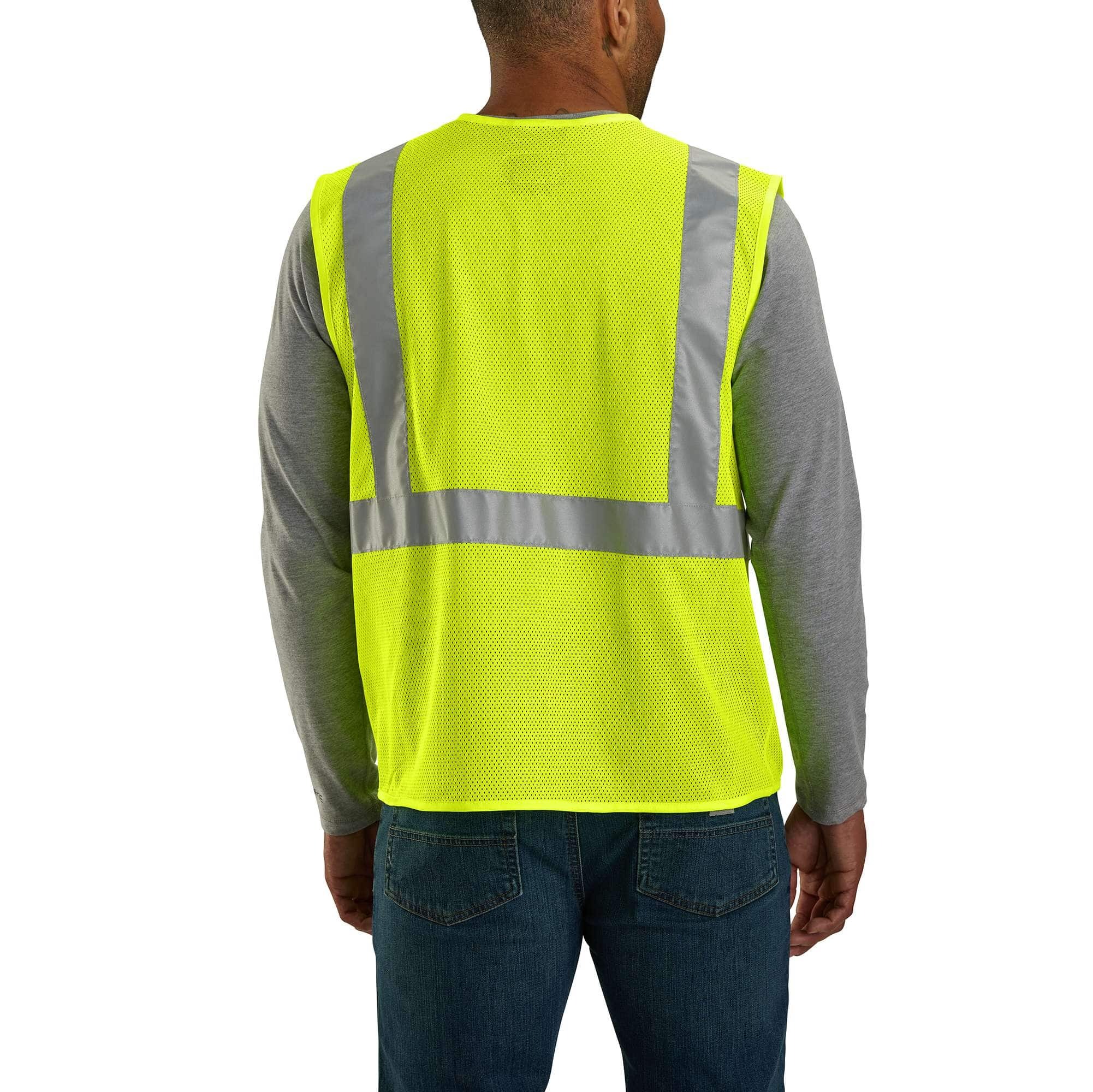 High-Visibility Mesh Multi-Pocket Class 2 Vest