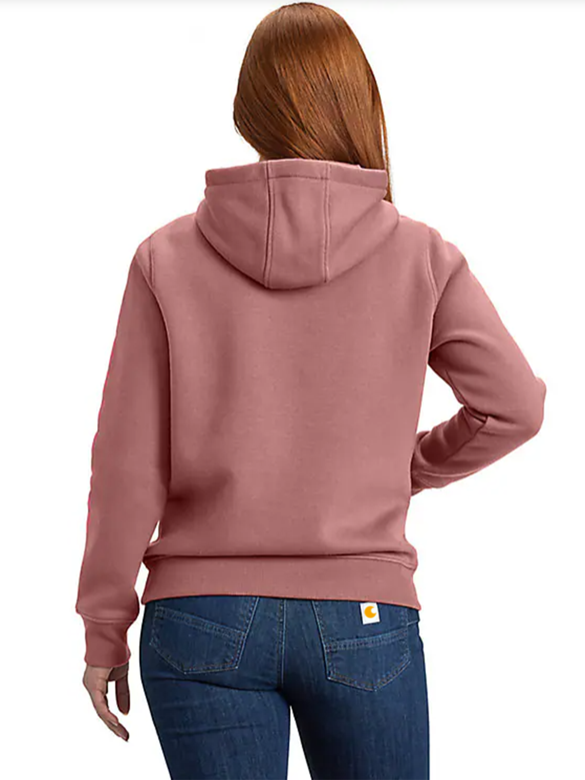 Women's Relaxed Fit Midweight Logo Sleeve Graphic Hoodie