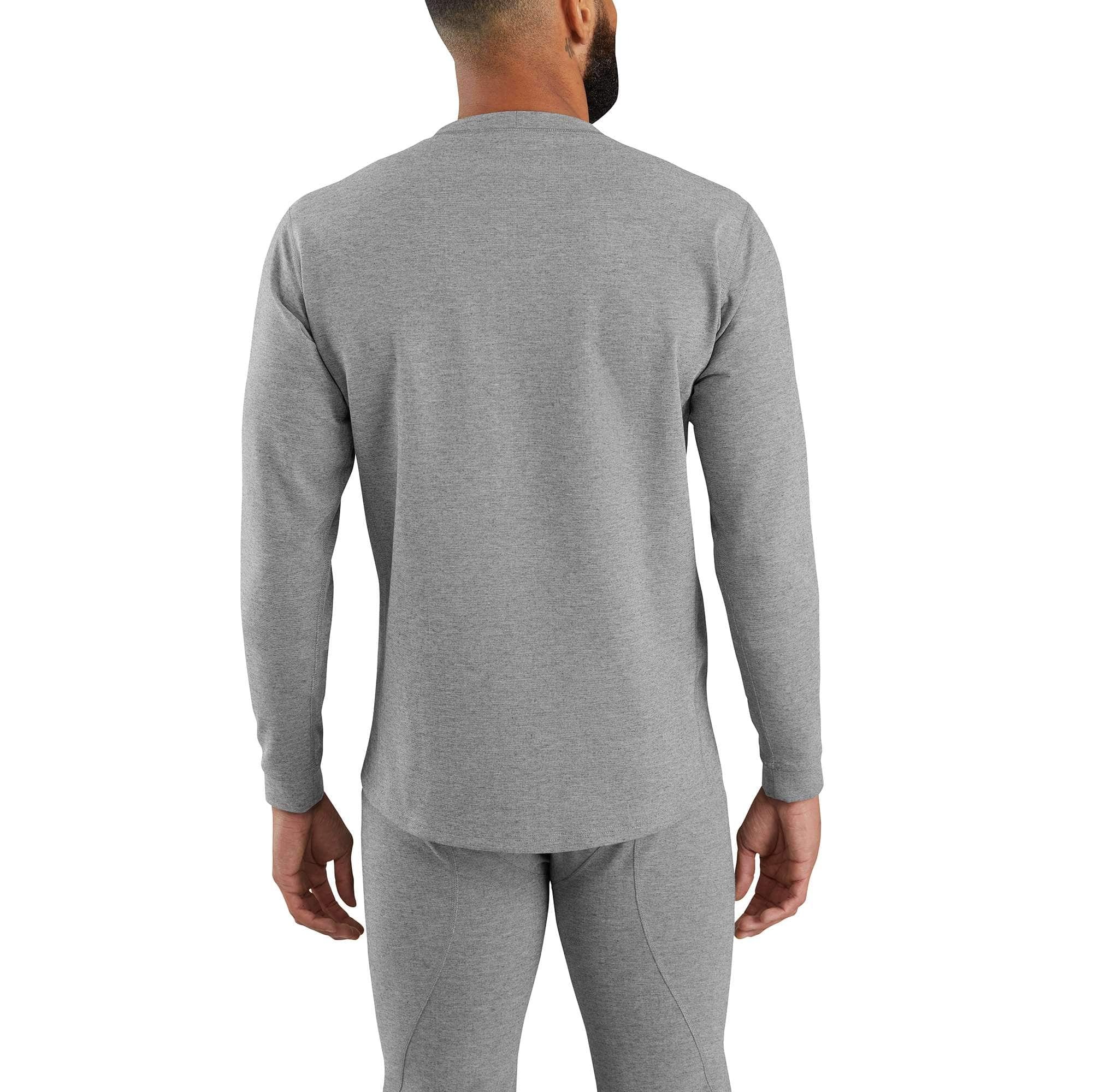 Men's Base Layer Thermal Shirt - Heavyweight - Heathered Knit