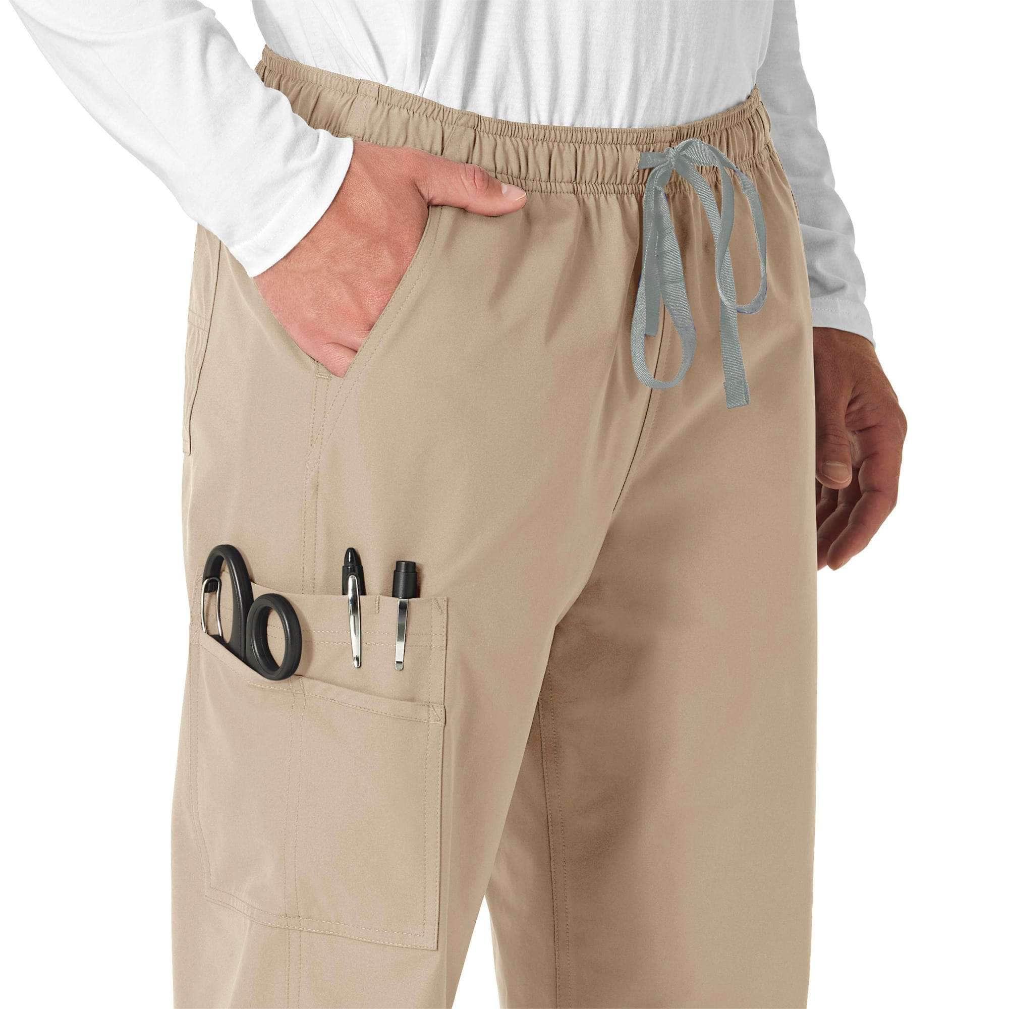 Unisex Force Essentials Elastic Waist Cargo Scrub Pant