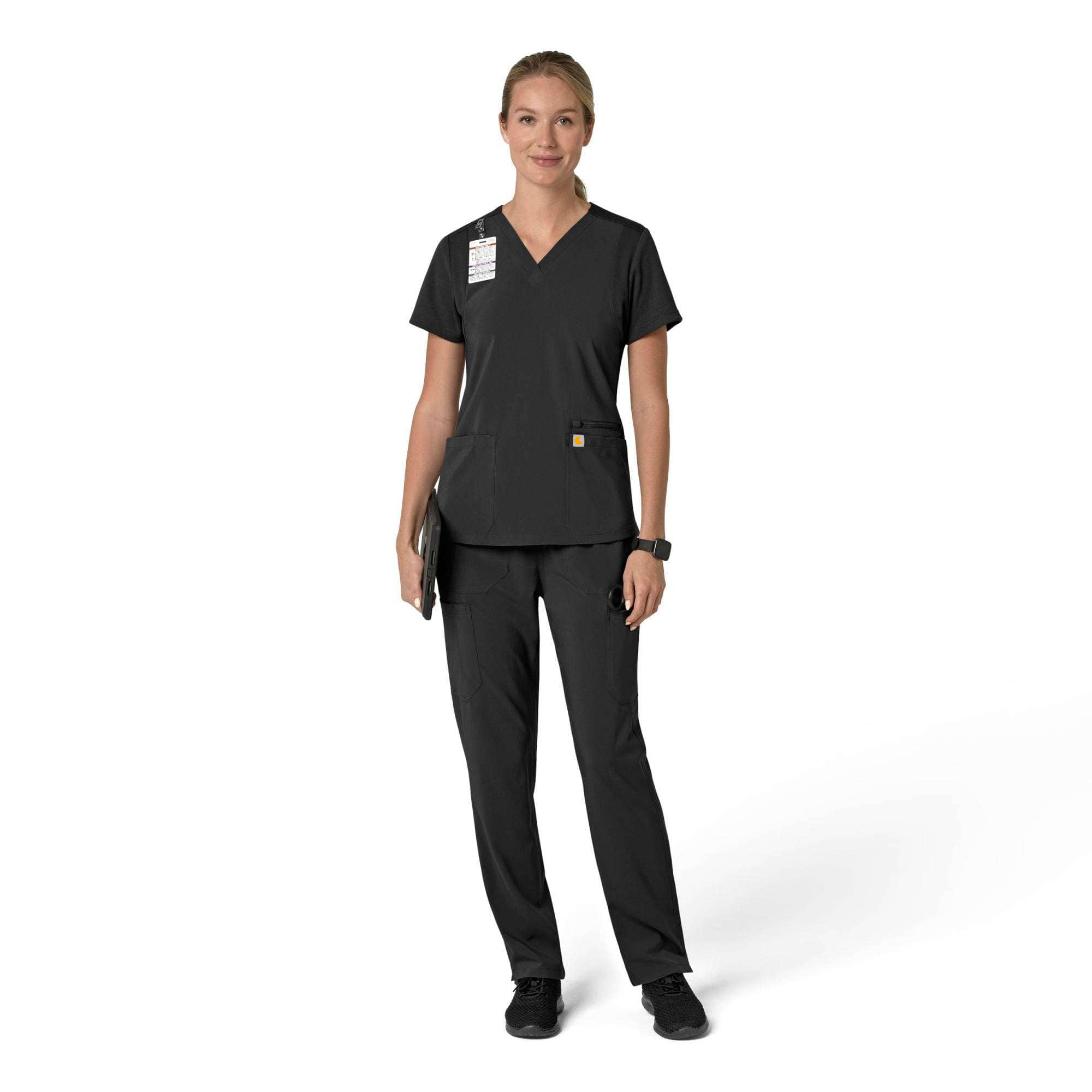 Women's Force Cross-Flex Flex Panel V-Neck Scrub Top