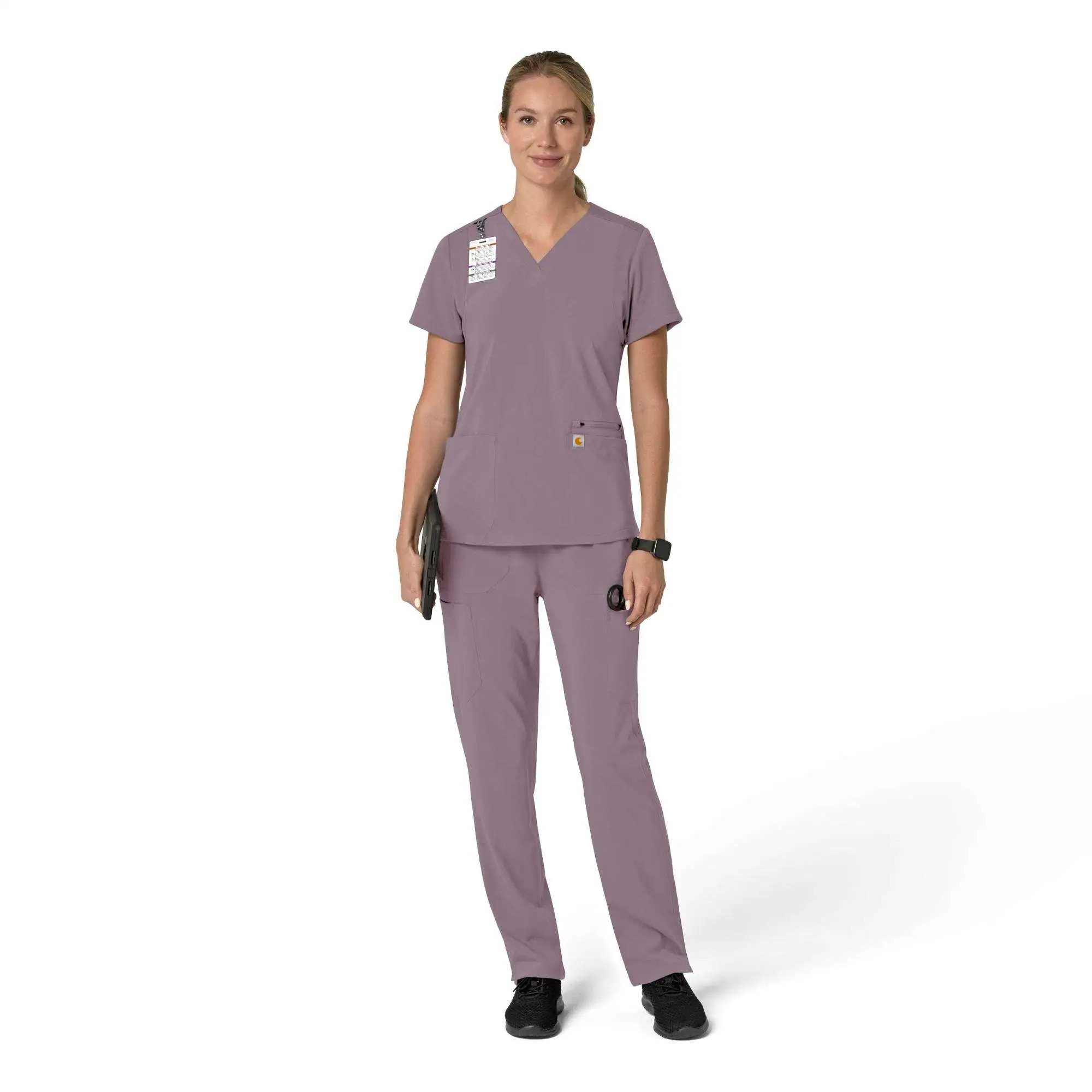 Women's Force Cross-Flex Flex Panel V-Neck Scrub Top