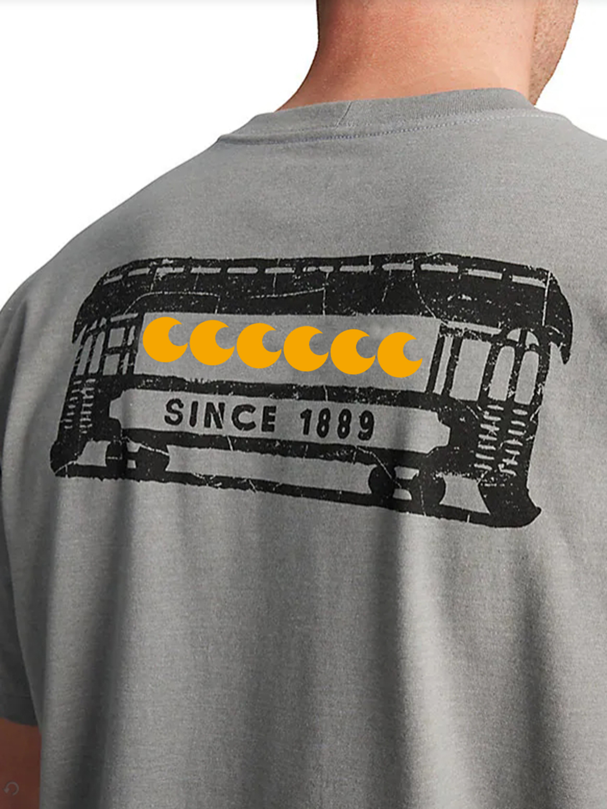 Relaxed Fit Lightweight Short-Sleeve Pocket Street Car Graphic T-Shirt