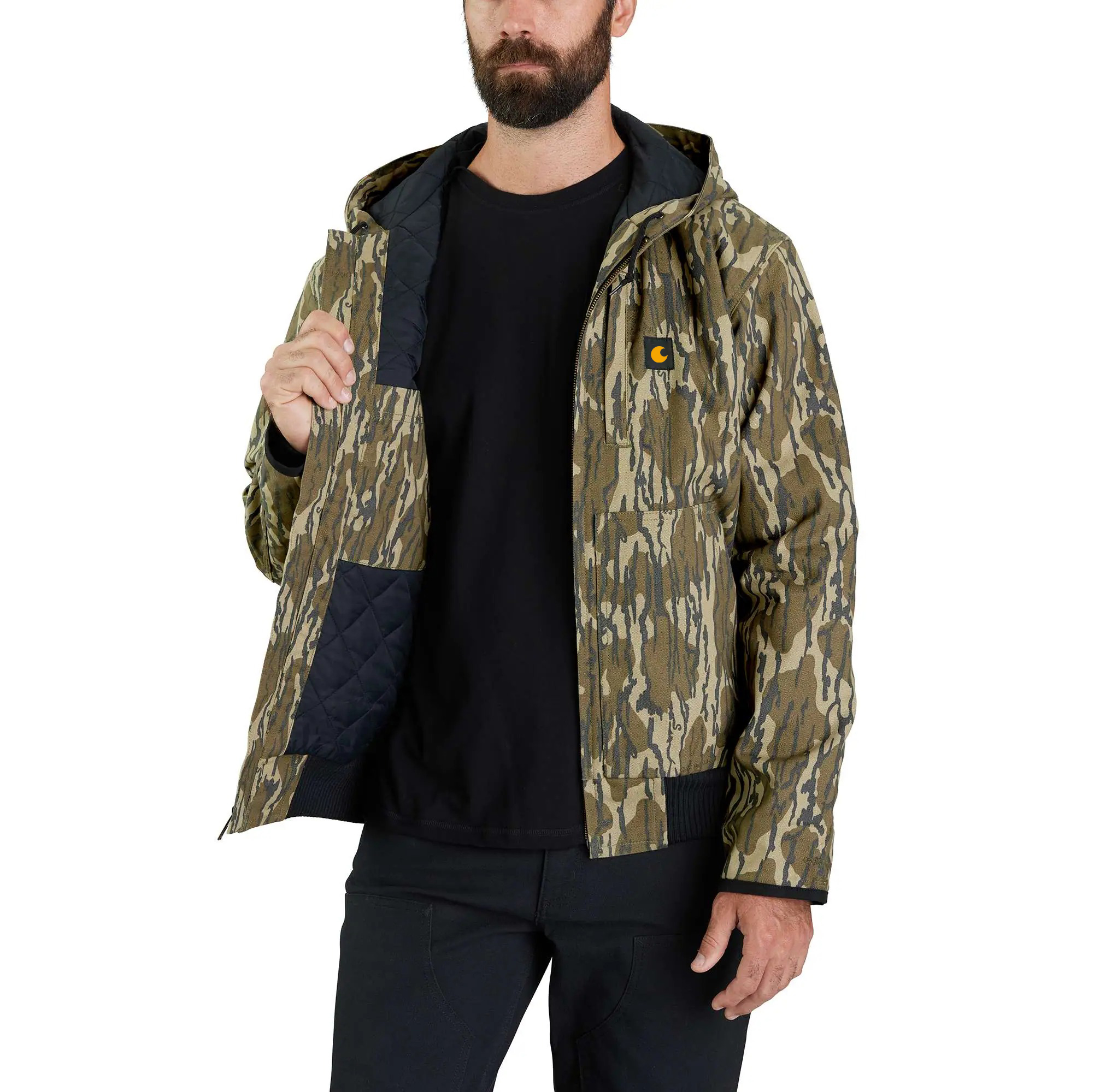 Rugged Flex Duck Loose Fit Insulated Camo Active Jac - 2 Warmer Rating