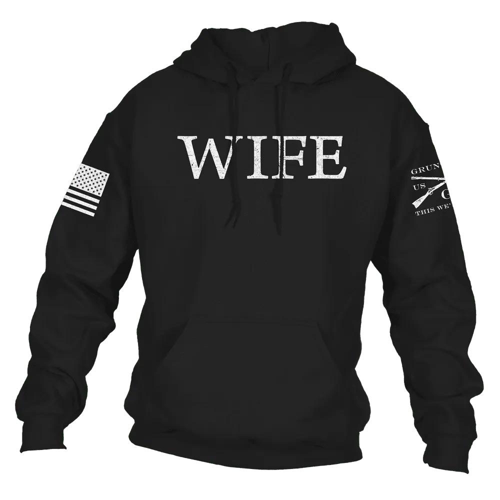 Women's Wife Defined Hoodie - Black