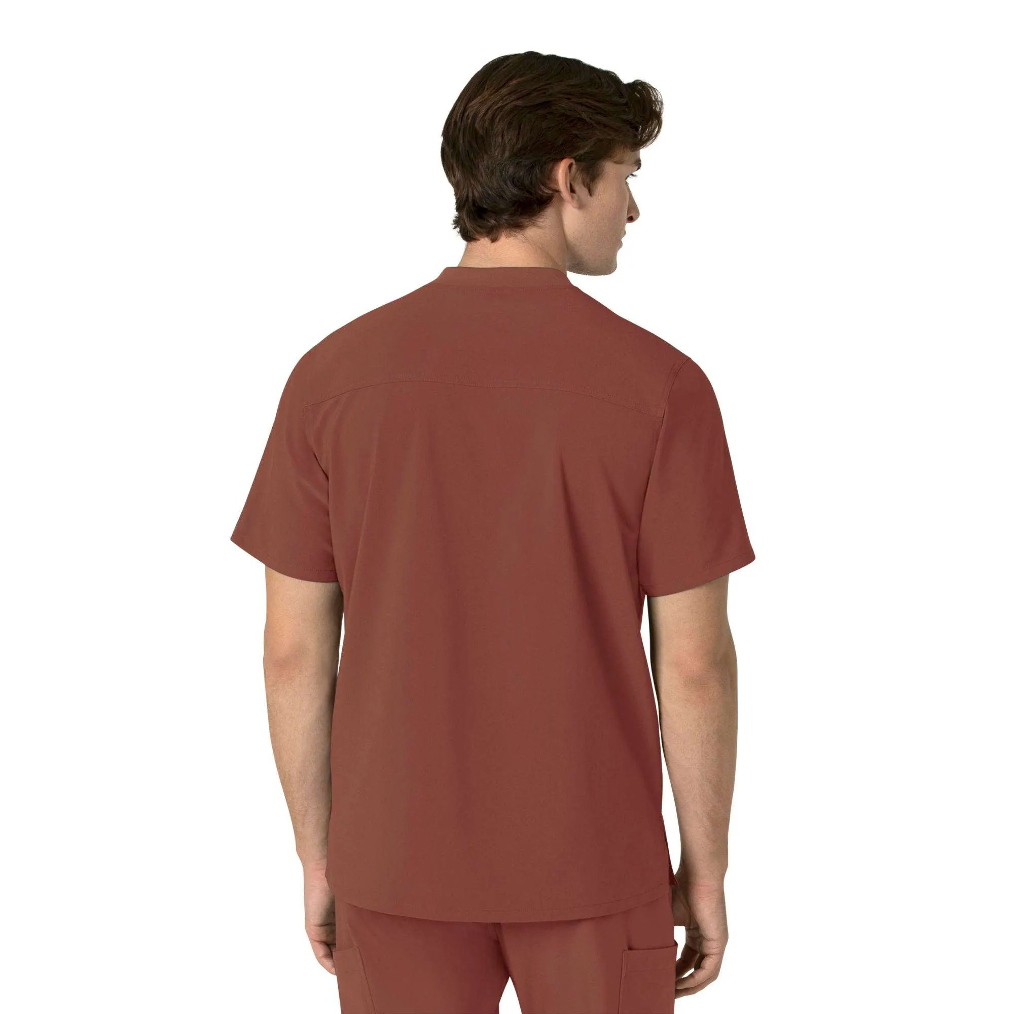 Force Cross-Flex Men's Henley Scrub Top