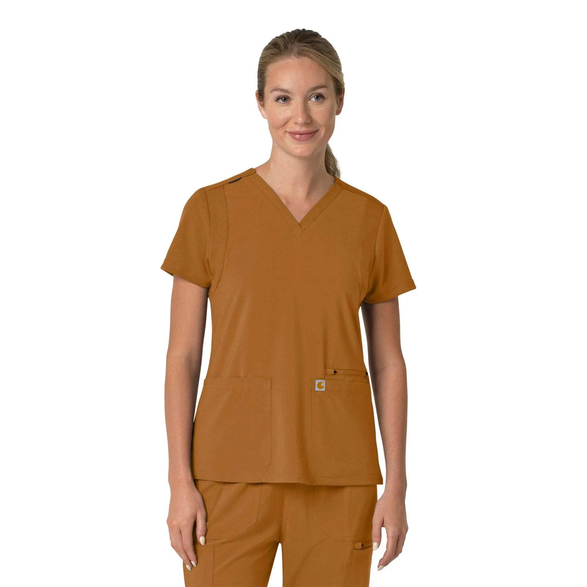 Women's Force Cross-Flex Flex Panel V-Neck Scrub Top