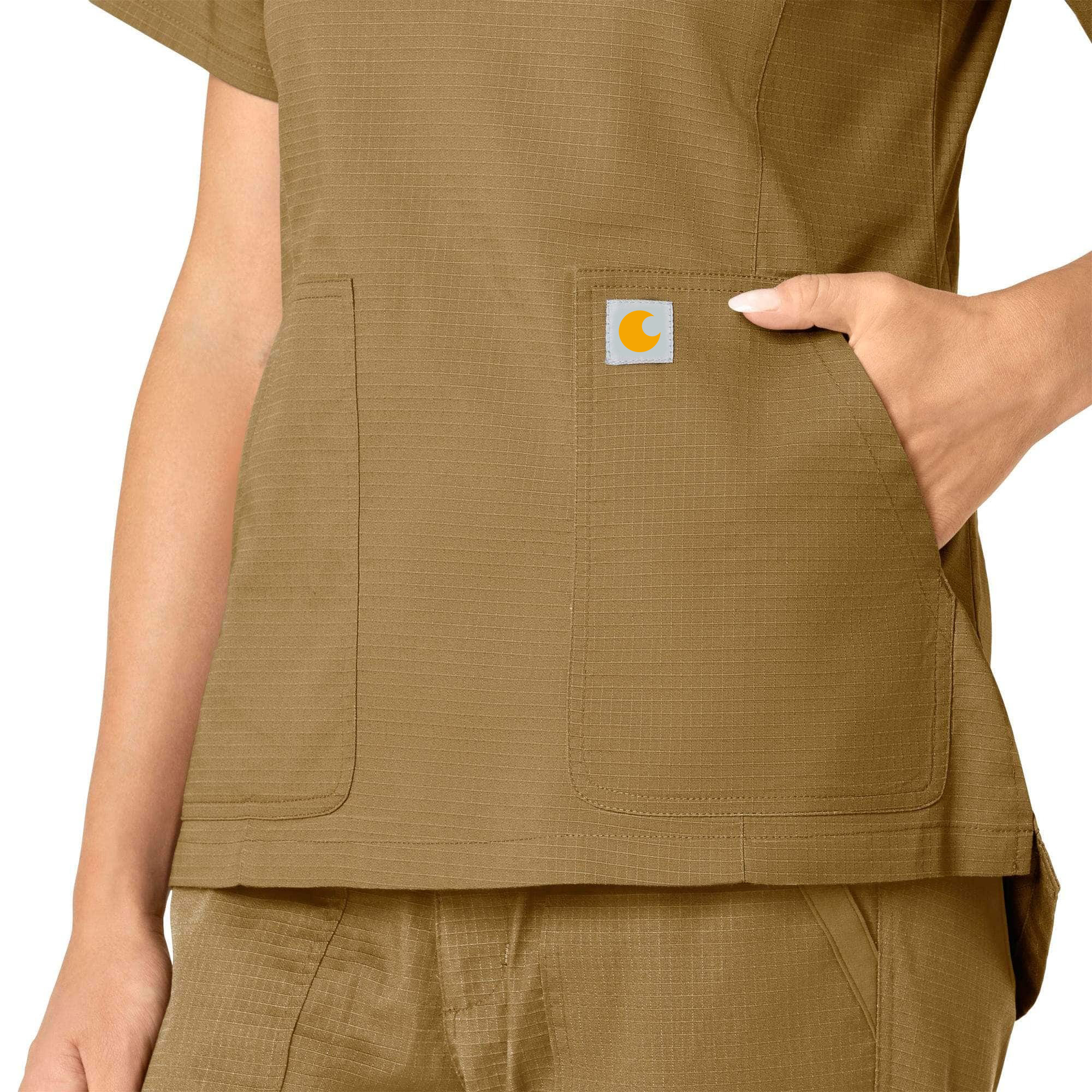 Women's Rugged Flex Ripstop V-Neck Scrub Top