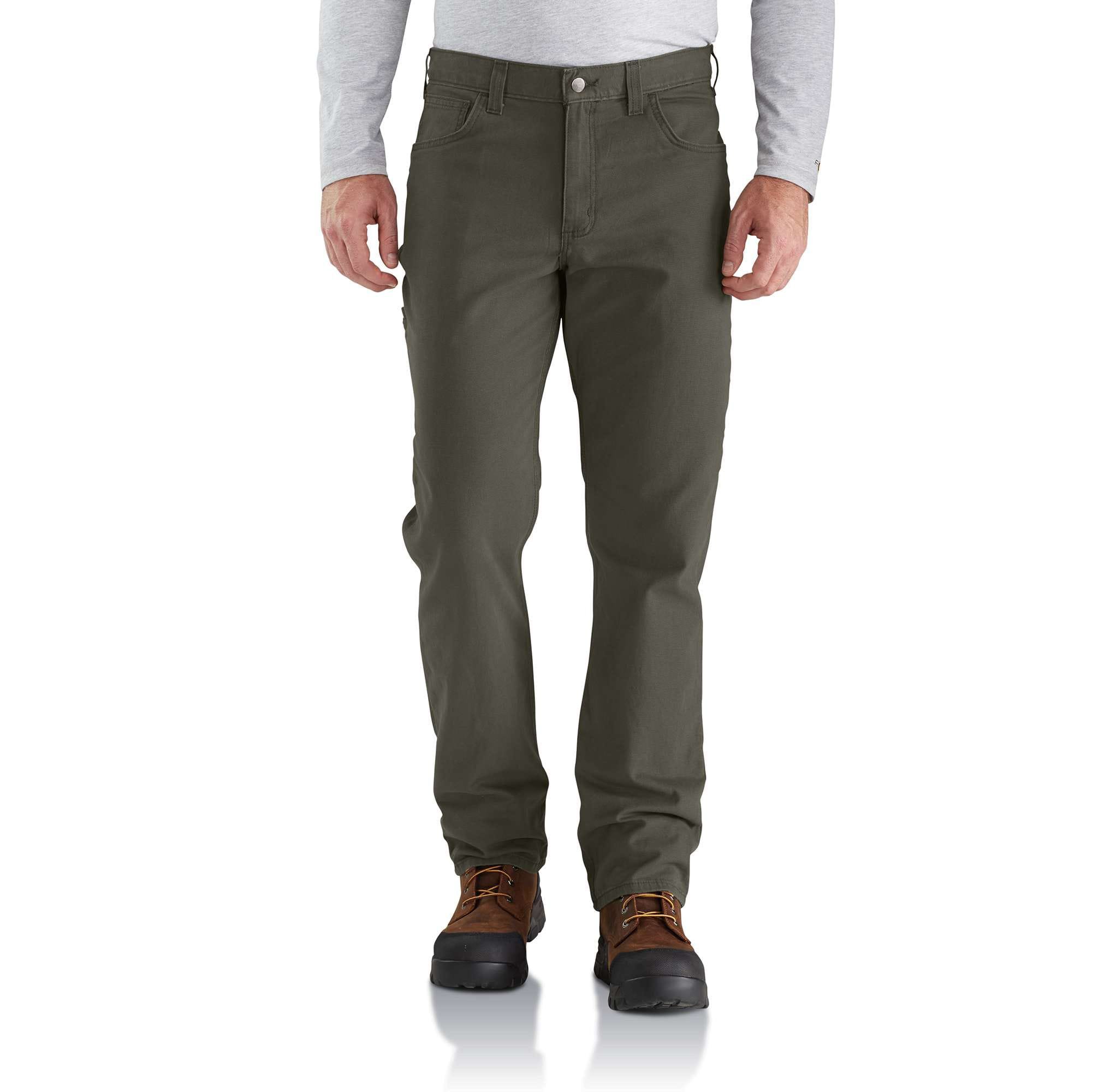 Men's 5-Pocket Pant - Relaxed Fit - Rugged Flex - Canvas