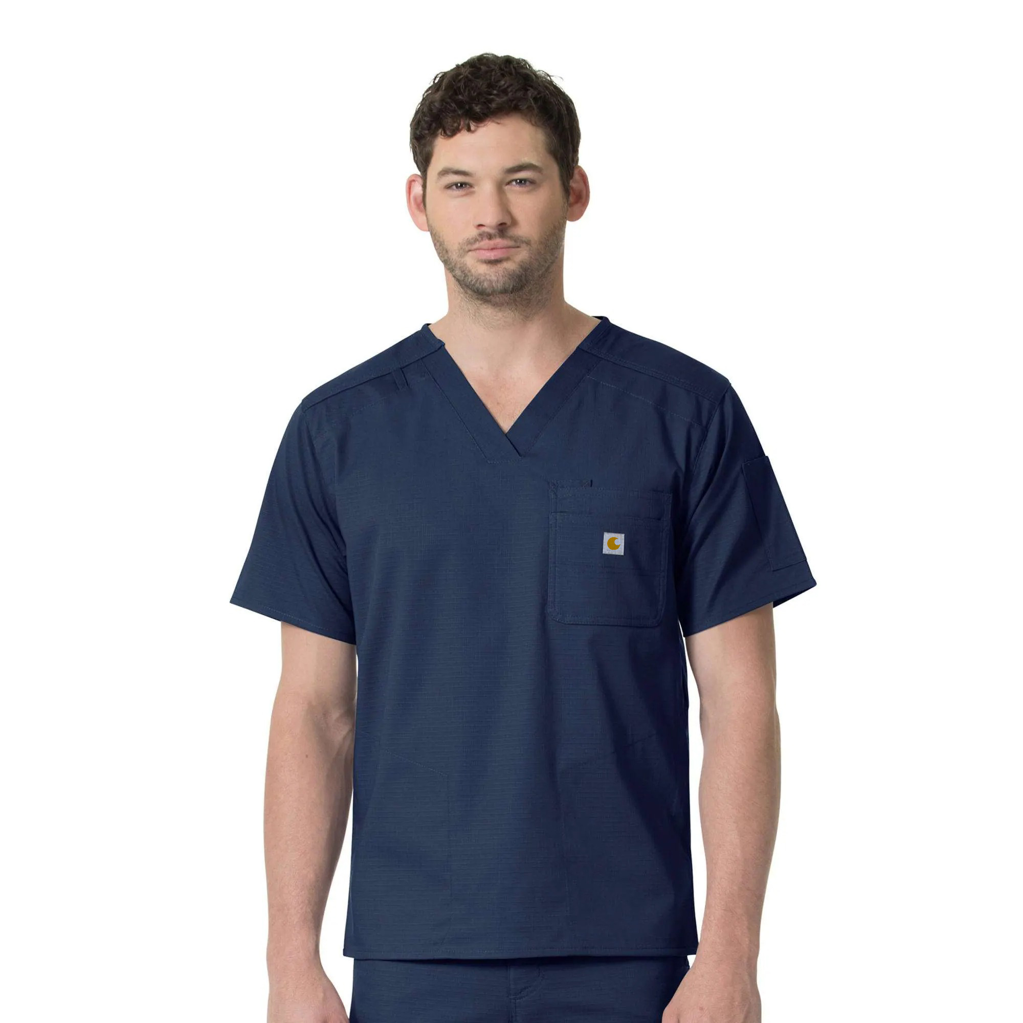 Rugged Flex Ripstop Chest Pocket Scrub Top