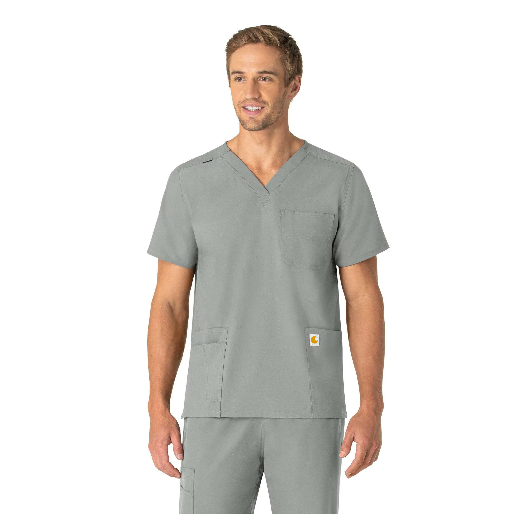 Unisex Force Essentials V-Neck 6-Pocket Scrub Top