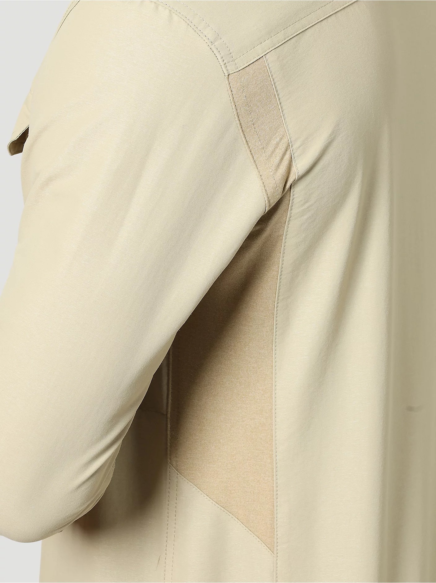 Men's Mix Material Shirt