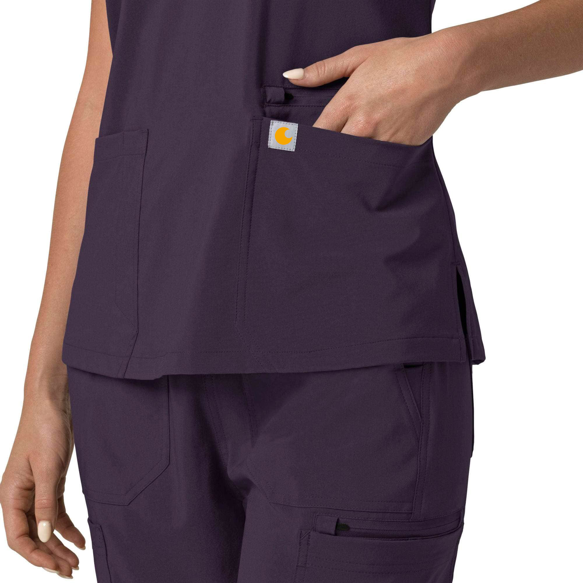 Women's Force Cross-Flex Flex Panel V-Neck Scrub Top