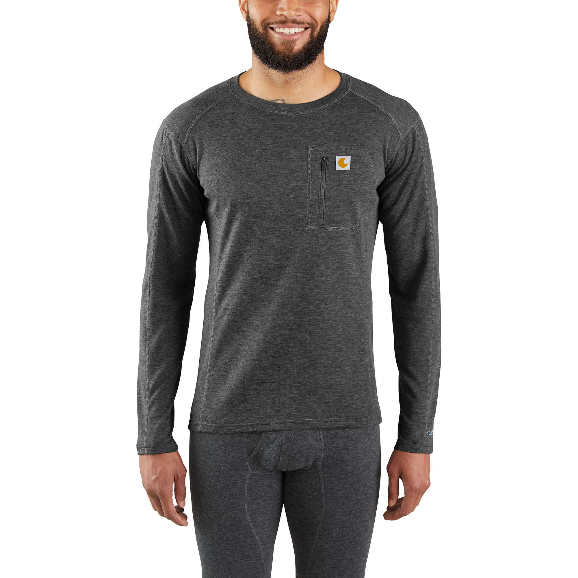 Men's Base Layer Thermal Shirt - Heavyweight - Synthetic-Wool Blend