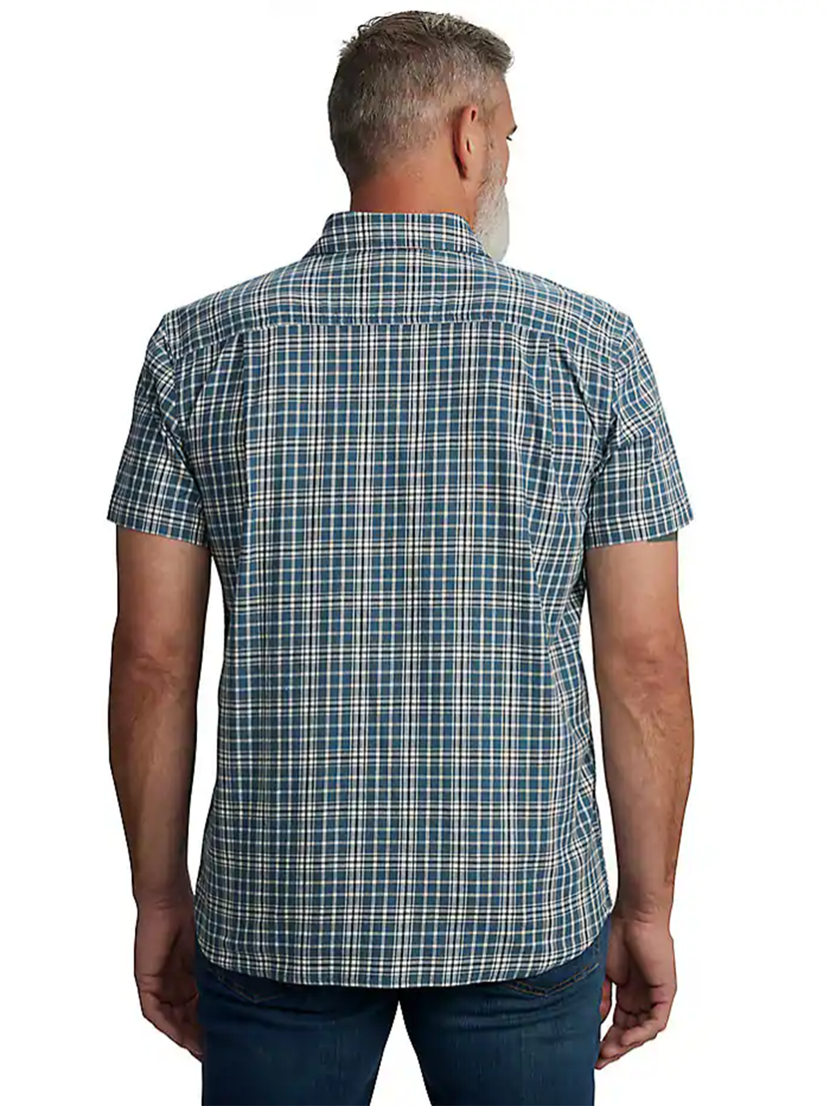 Rugged Flex Relaxed Fit Lightweight Short-Sleeve Plaid Shirt