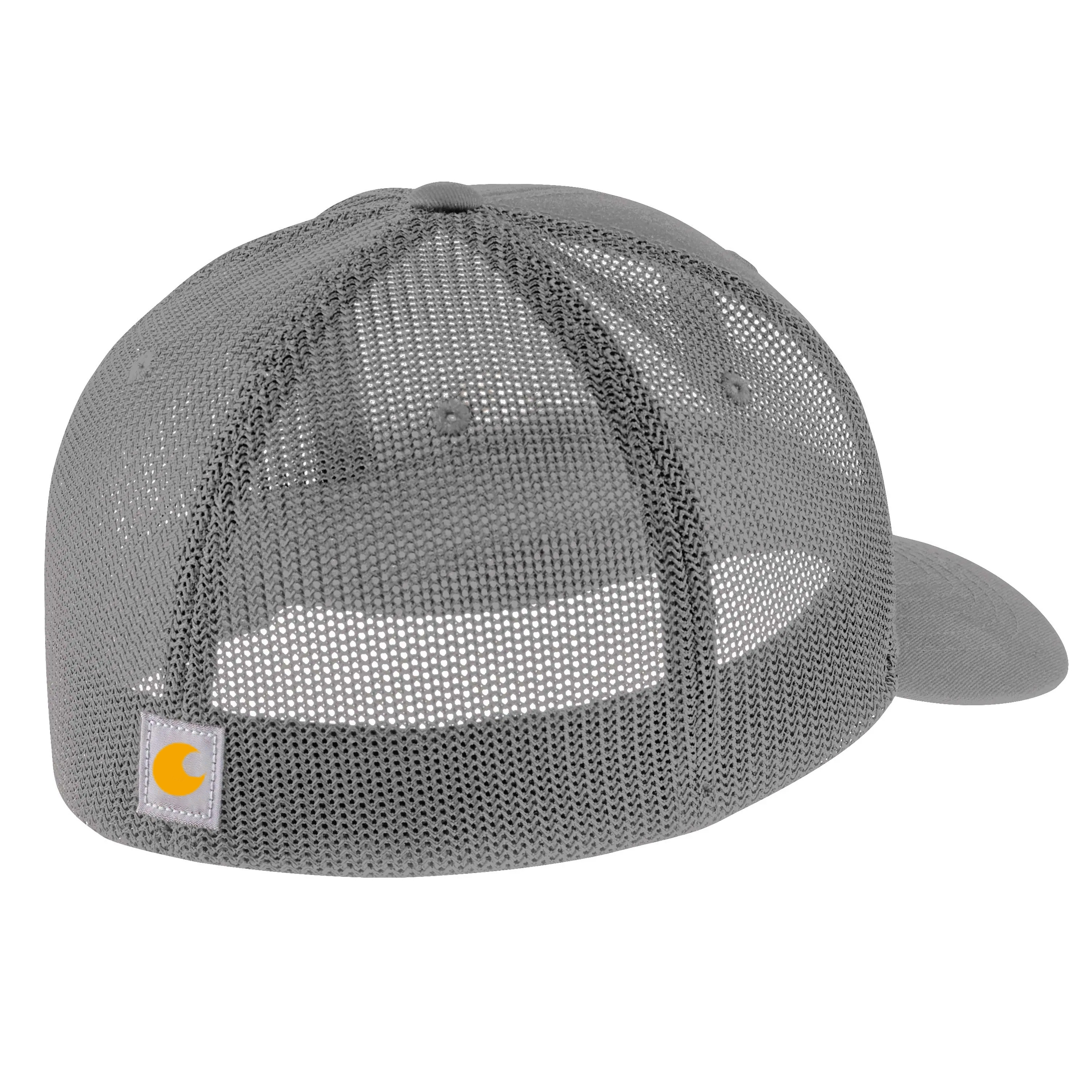Rugged Flex Fitted Canvas Mesh-Back Logo Graphic Cap