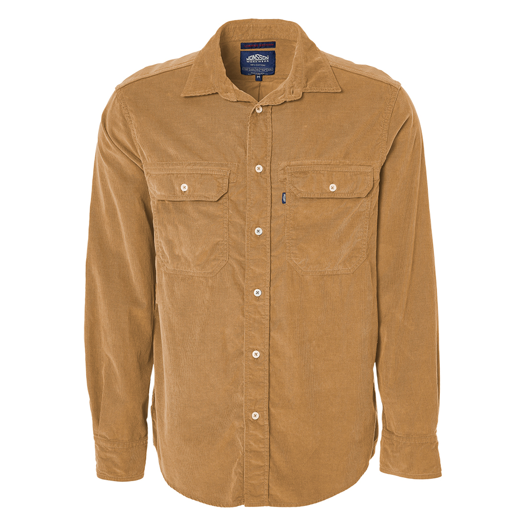 Men’s Long Sleeve Corduroy Work Shirt