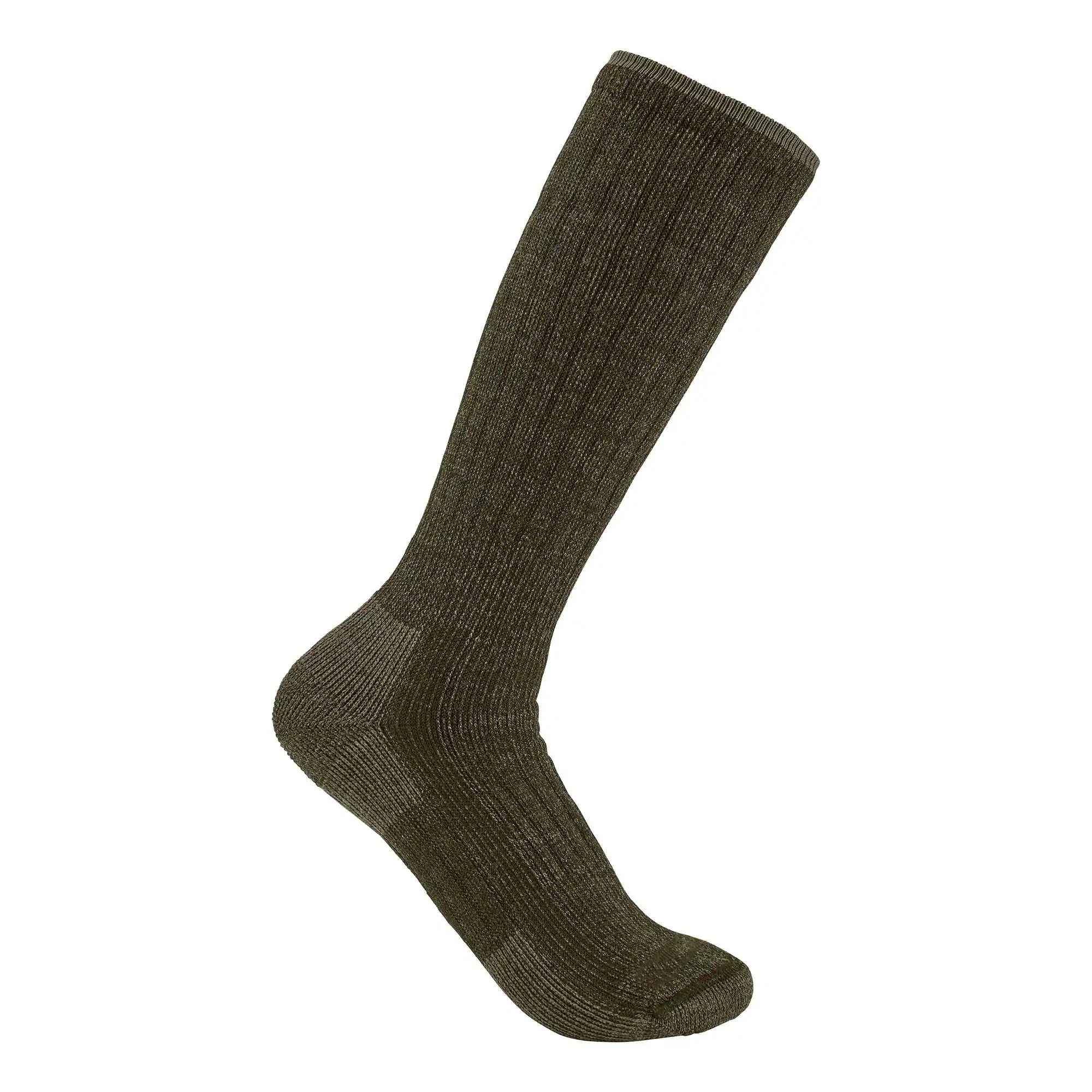 Midweight Synthetic-Wool Blend Boot Sock