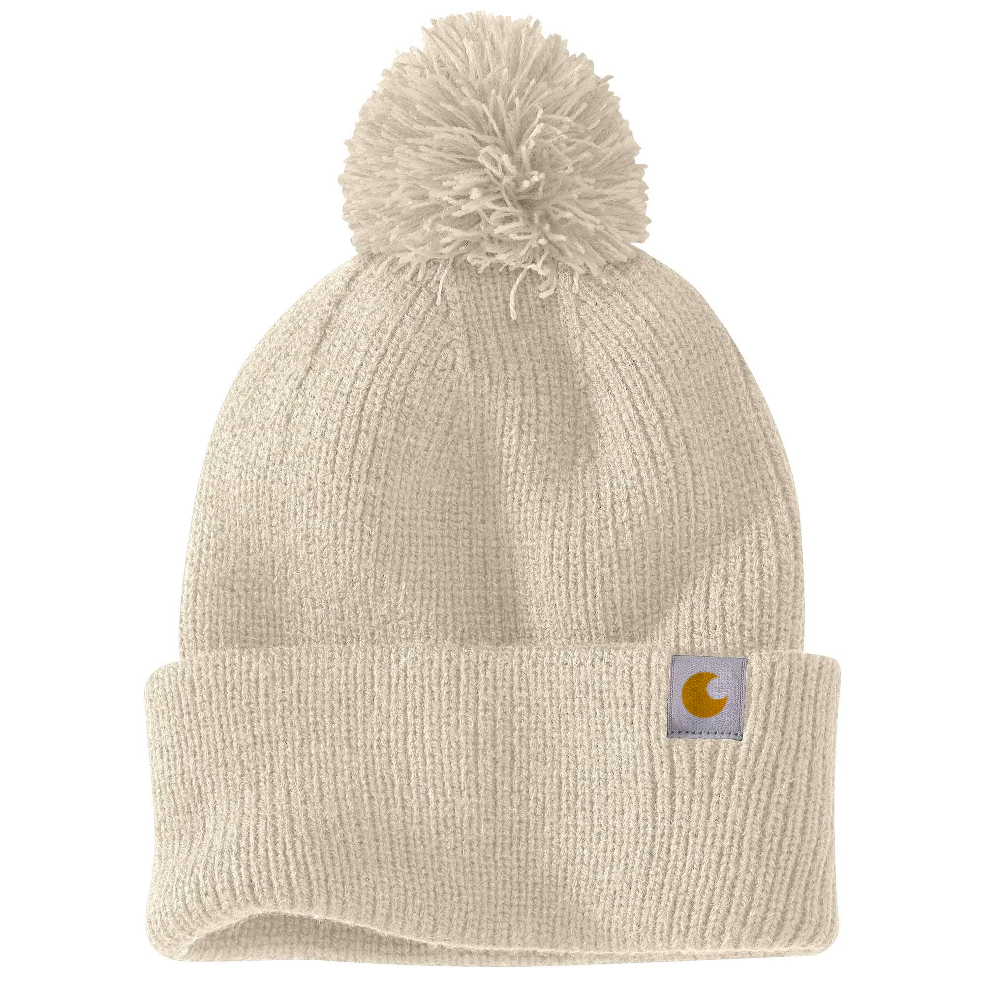 Women's Knit Pom-Pom Cuffed Beanie