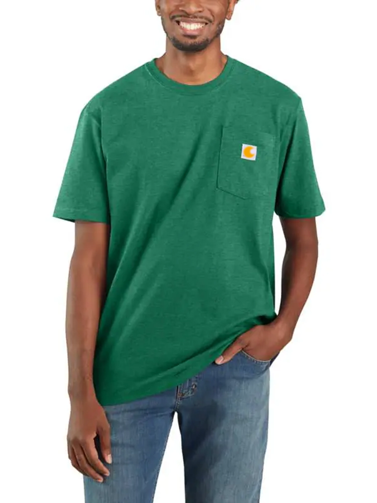 Loose Fit Heavyweight Short-Sleeve Pocket T-Shirt