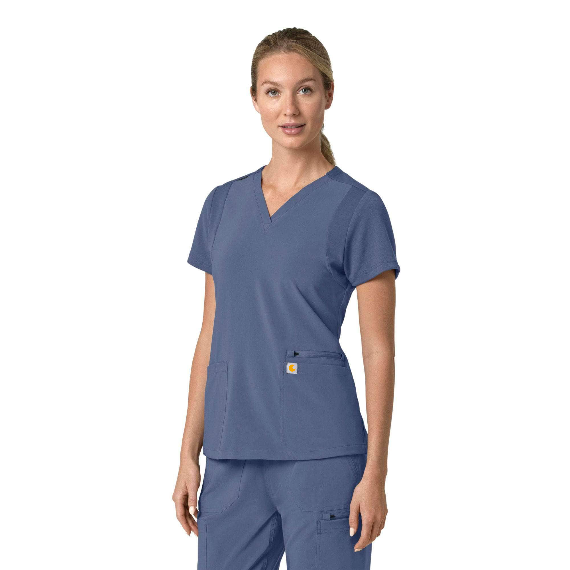 Women's Force Cross-Flex Flex Panel V-Neck Scrub Top
