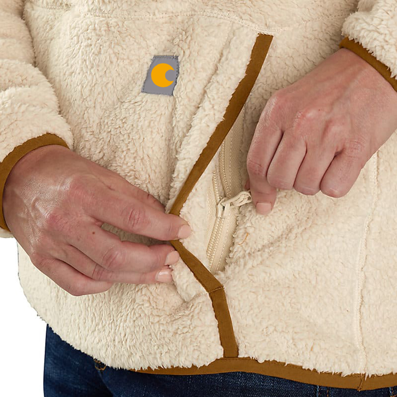 Women's Loose Fit Fleece Pullover - 3 Warmest Rating