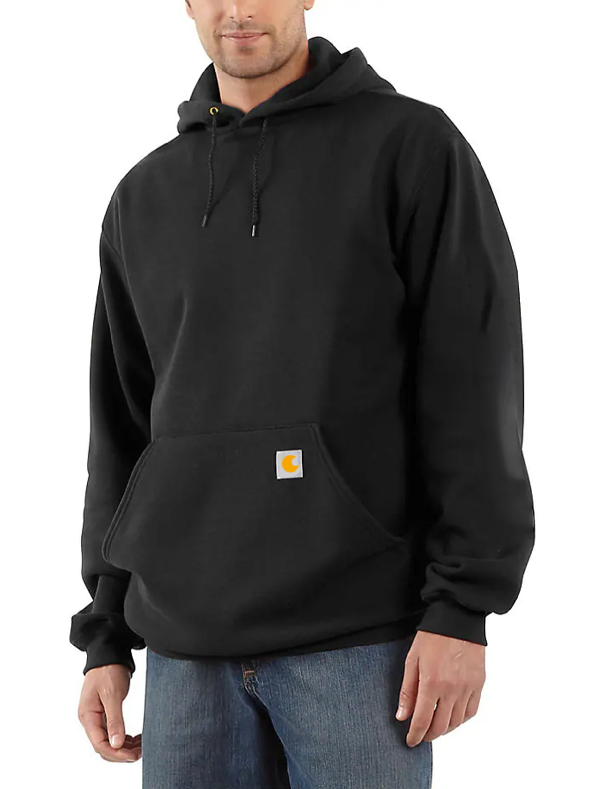Loose Fit Midweight Logo Sleeve Graphic Hoodie