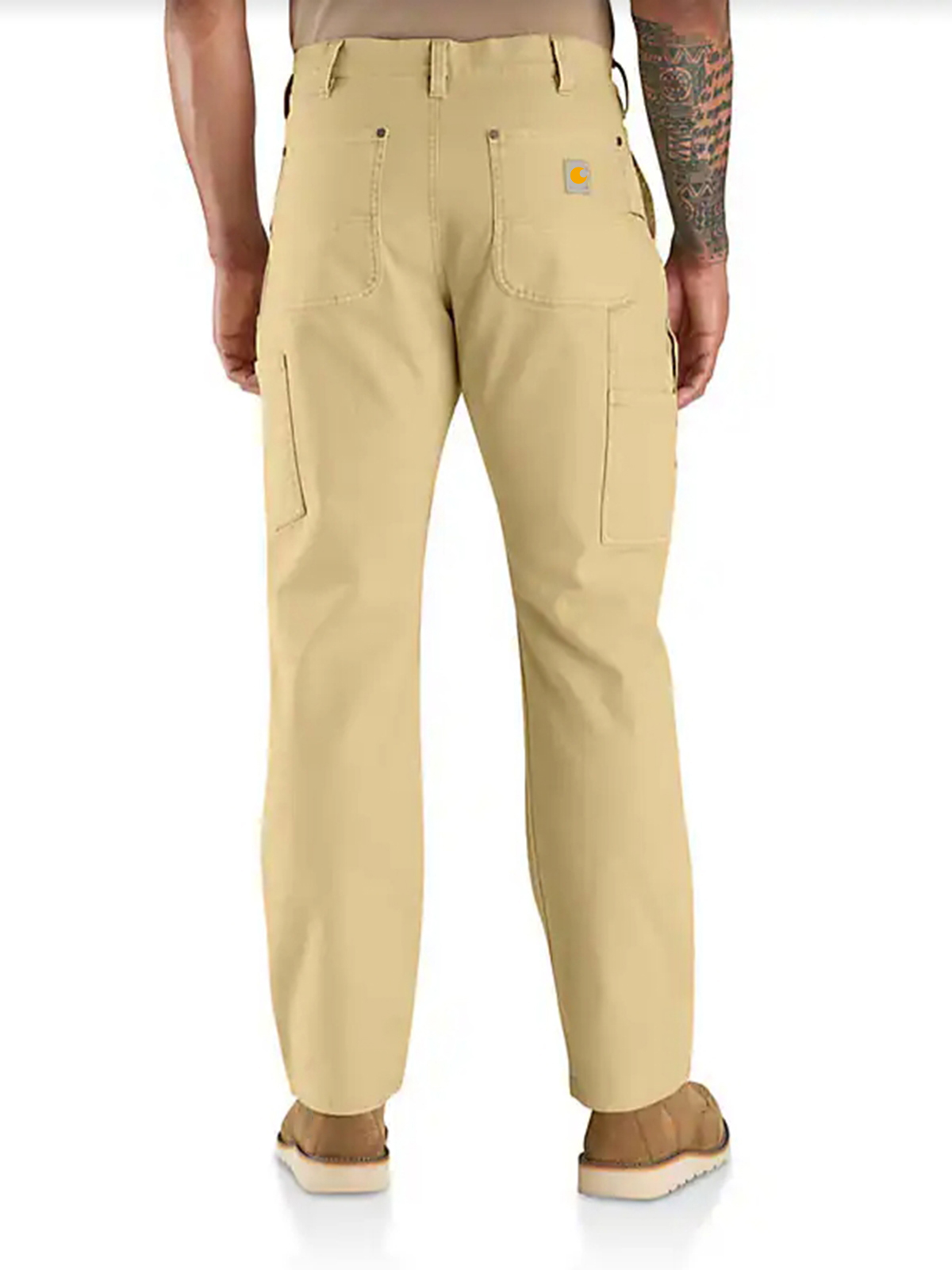Rugged Flex Relaxed Fit Garment Dyed Duck Double-Front Utility Pant