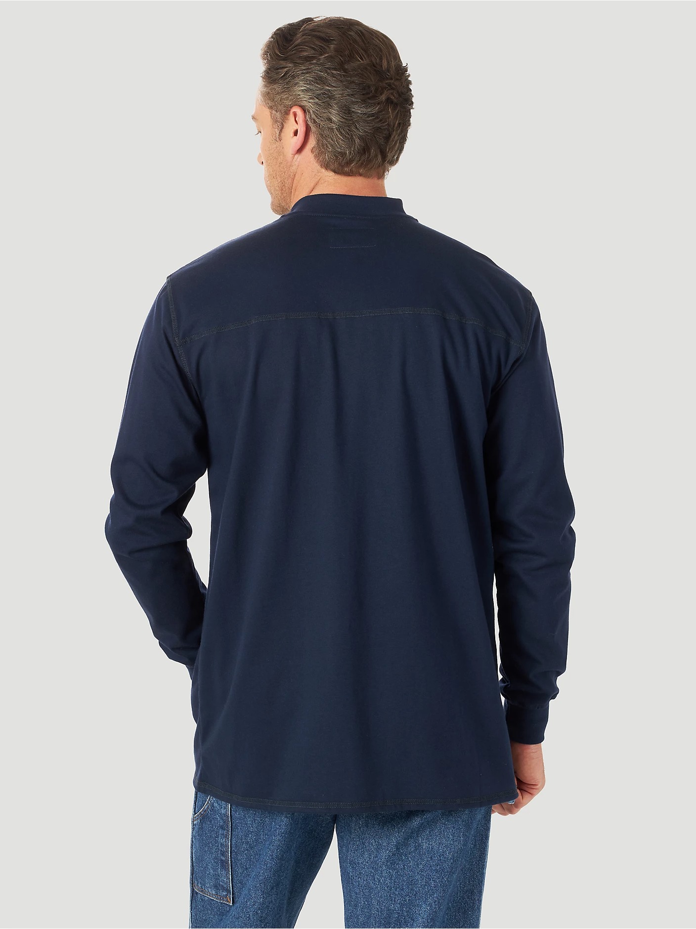 Flame-Resistant Long Sleeve Lightweight Henley