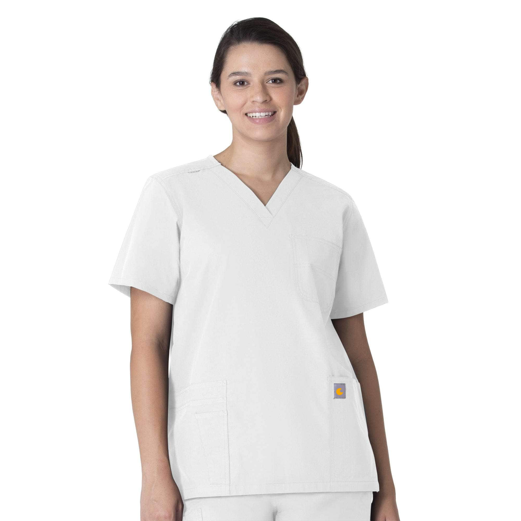 Unisex Force Essentials V-Neck 6-Pocket Scrub Top