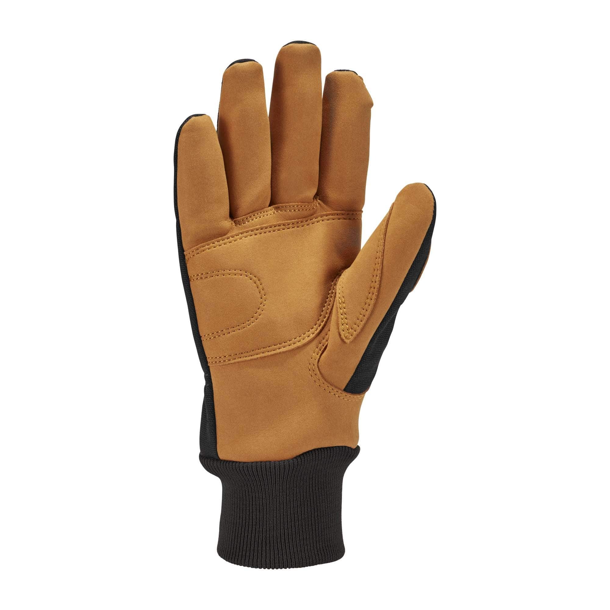 Women's Insulated Duck Synthetic Leather Knit Cuff Glove