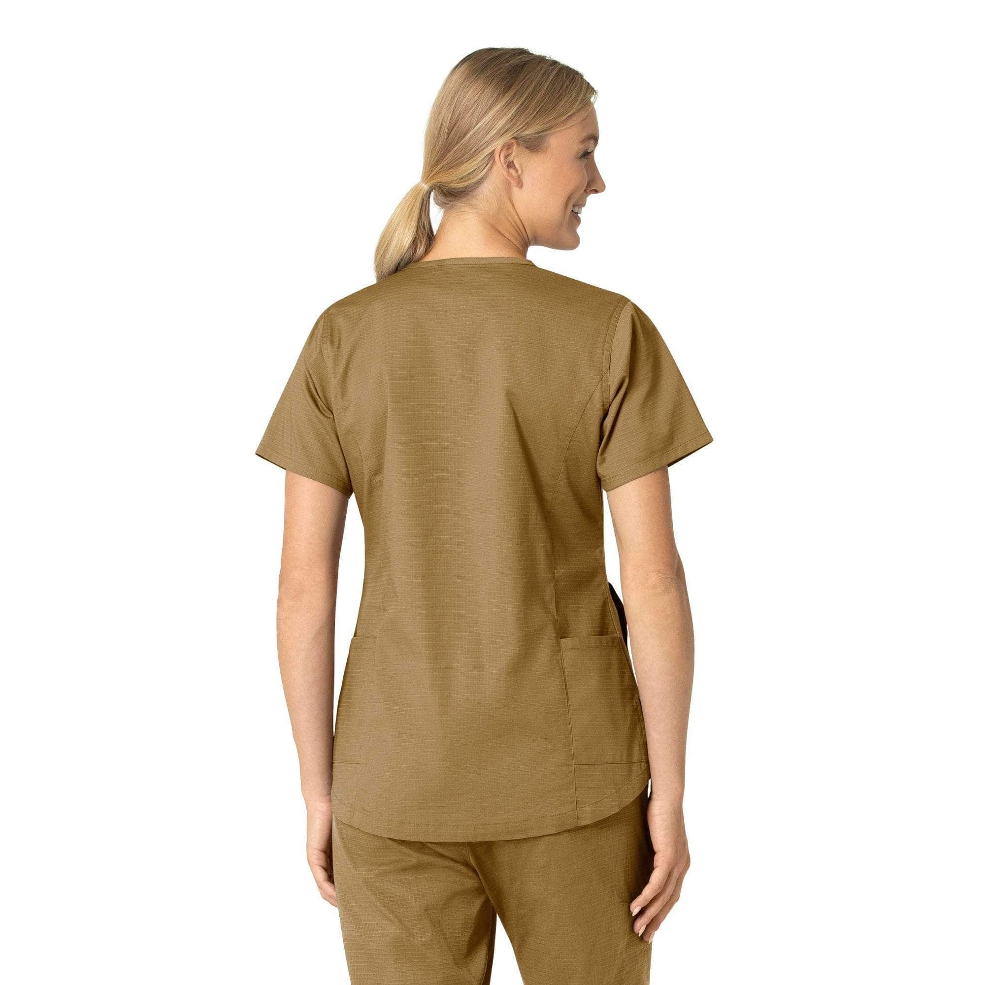 Women's Rugged Flex Ripstop V-Neck Scrub Top