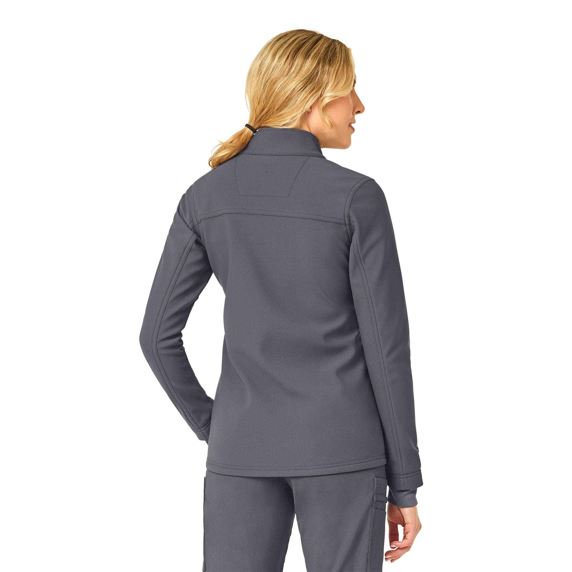 Women's Rugged Flex Peak Bonded Fleece Scrub Jacket