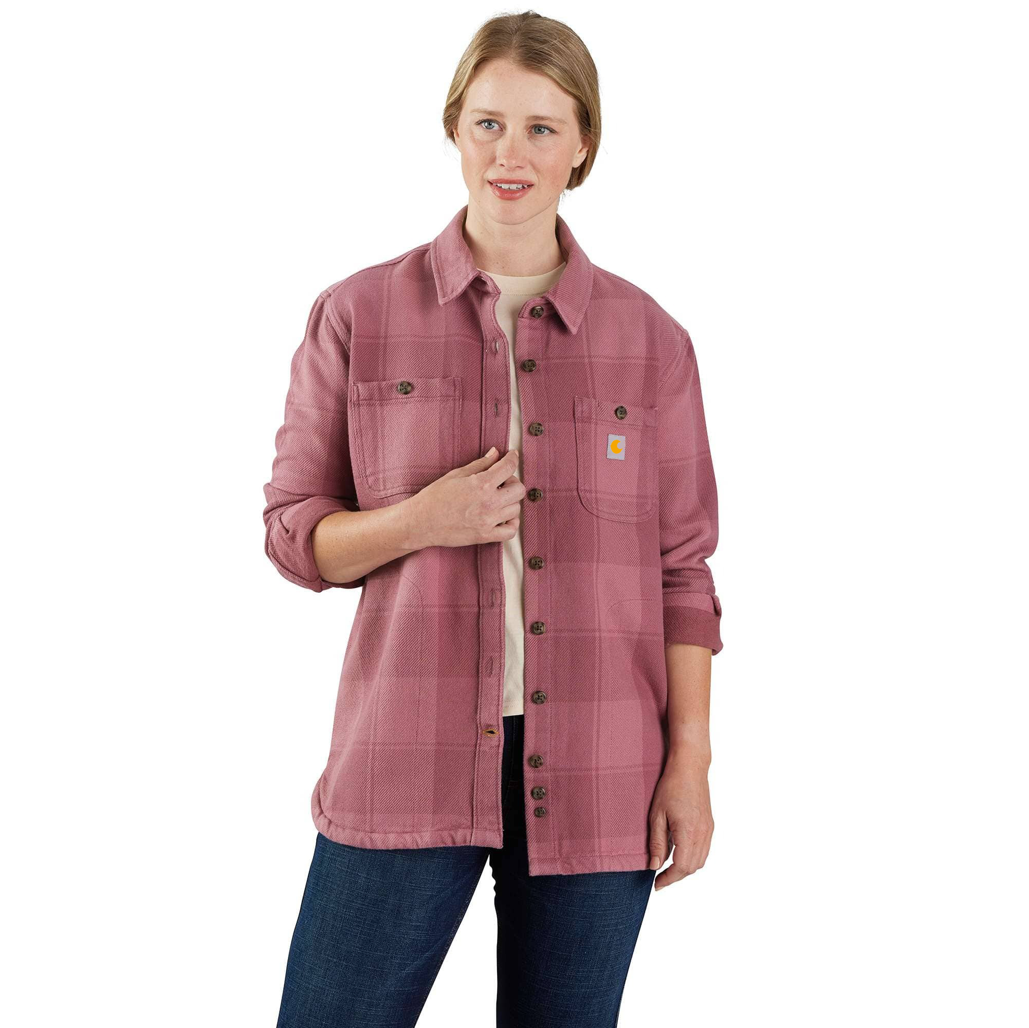 Women's Loose Fit Twill Shirt Jac