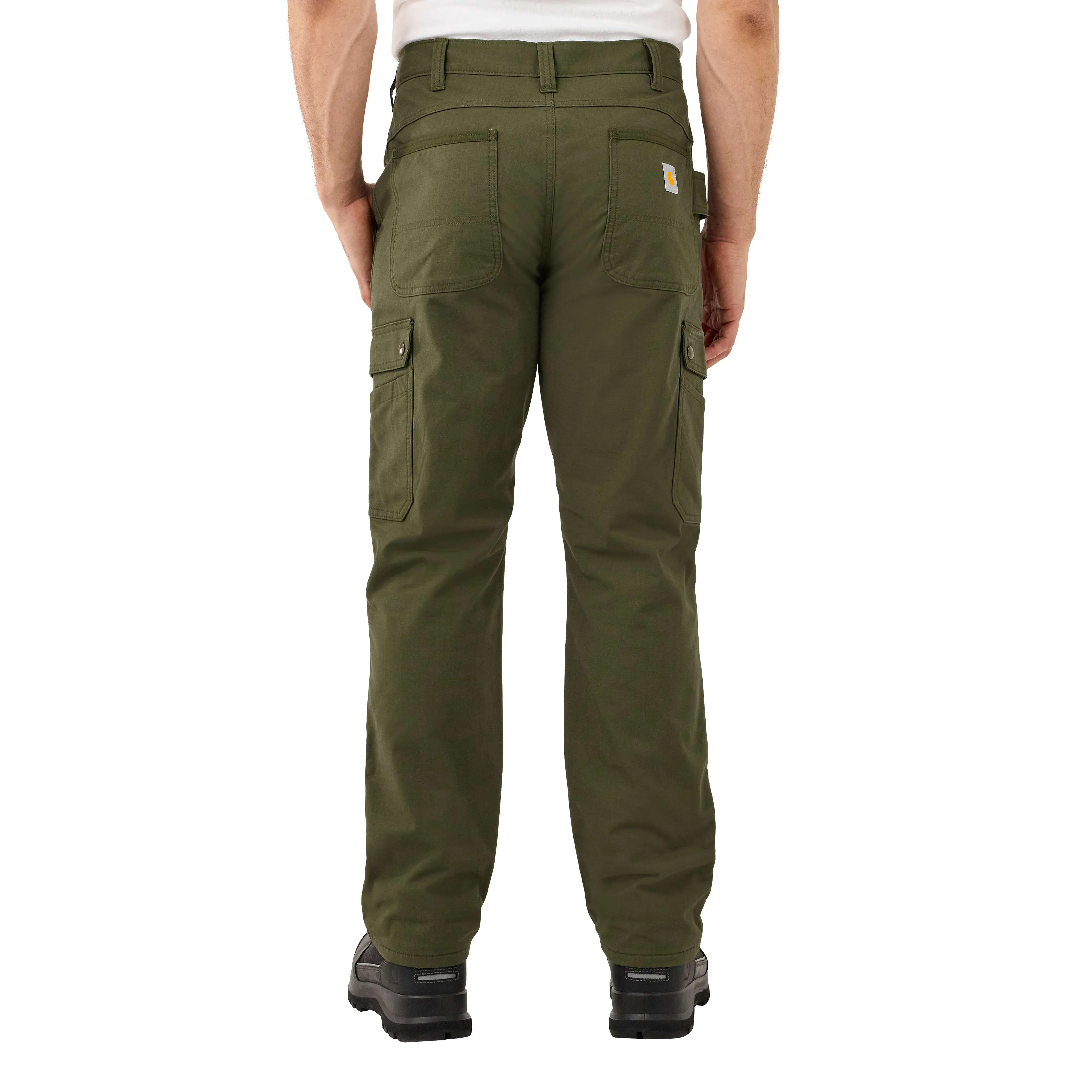 Rugged Flex Relaxed Fit Ripstop Cargo Fleece-Lined Work Pant