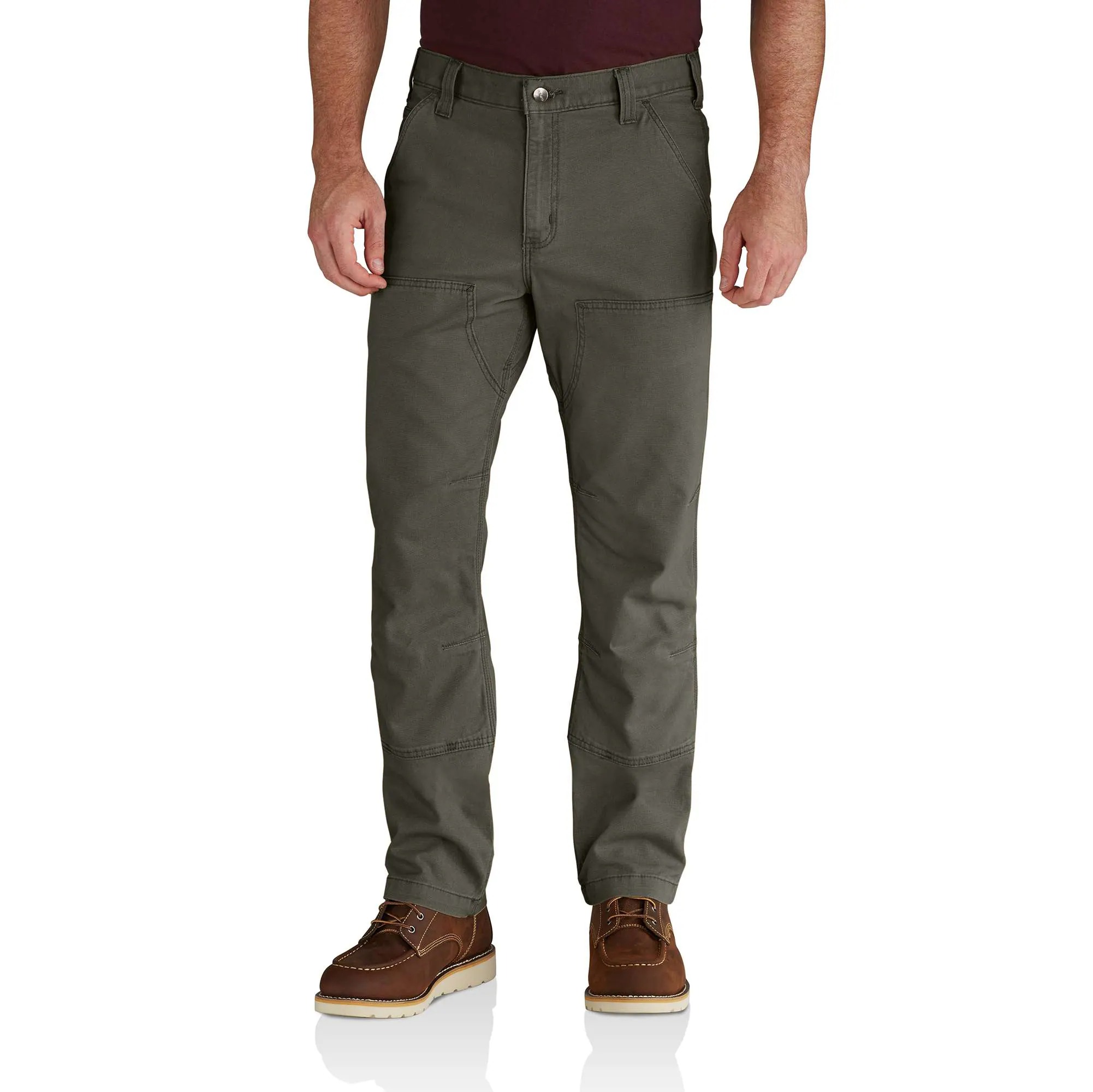 Men's Utility Double-Knee Pant - Relaxed Fit - Rugged Flex - Canvas
