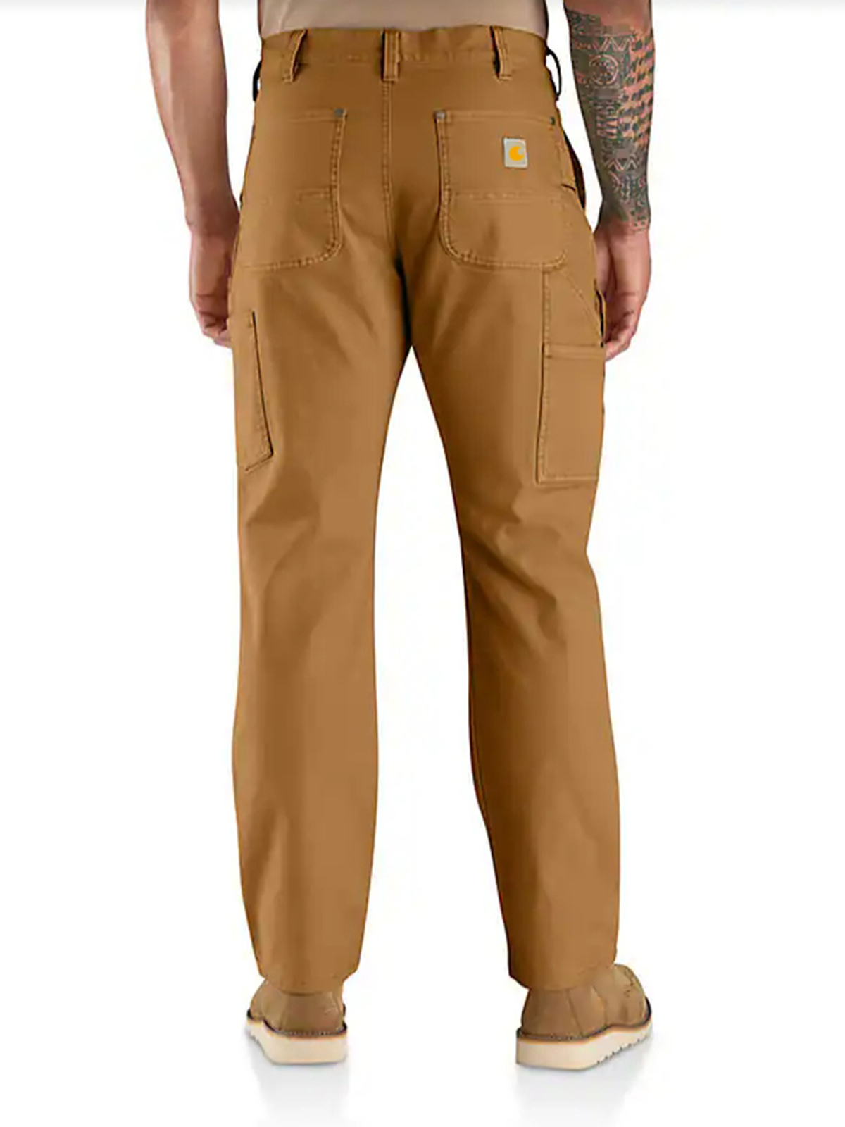 Rugged Flex Relaxed Fit Garment Dyed Duck Double-Front Utility Pant