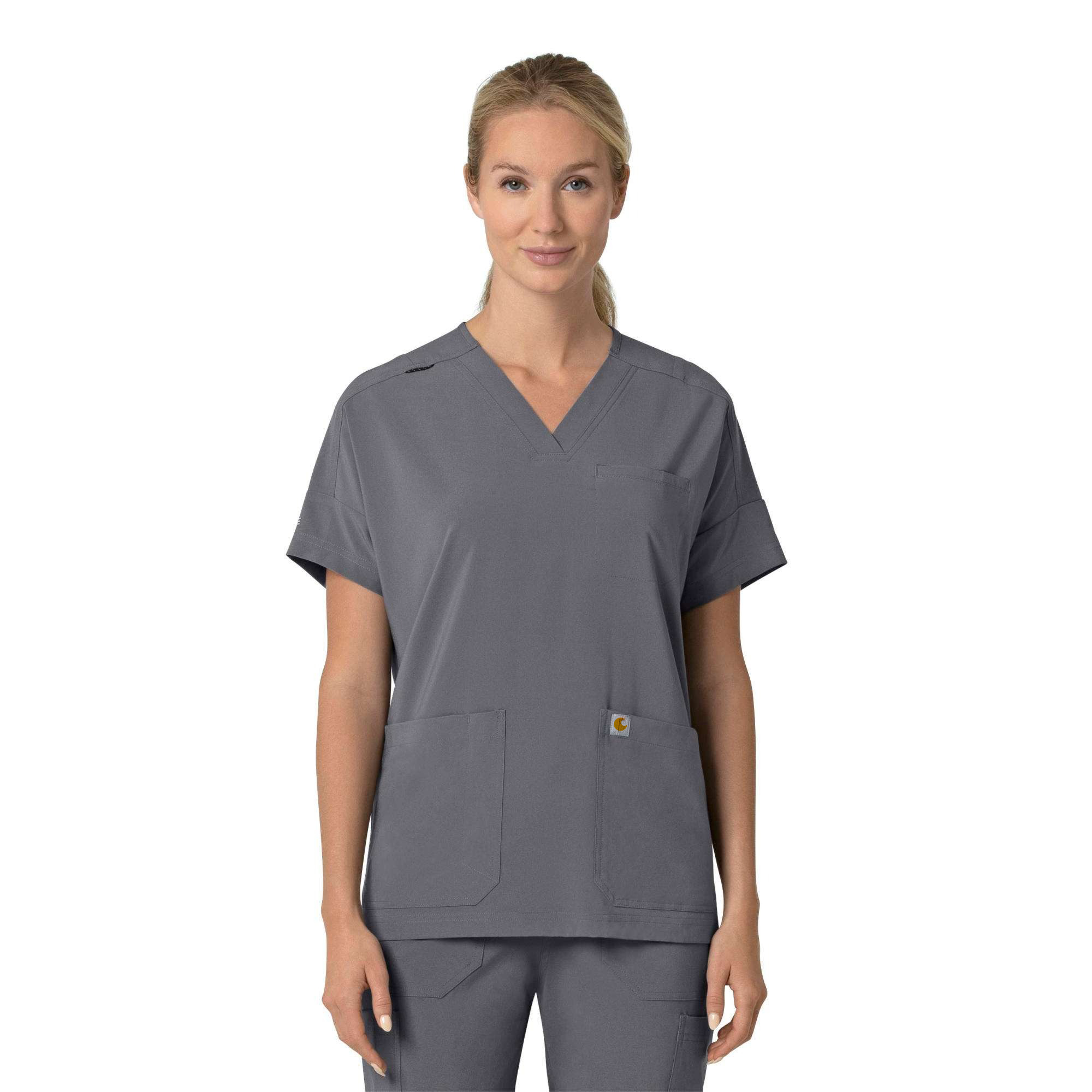 Women's Force Cross-Flex Oversized V-Neck Scrub Top