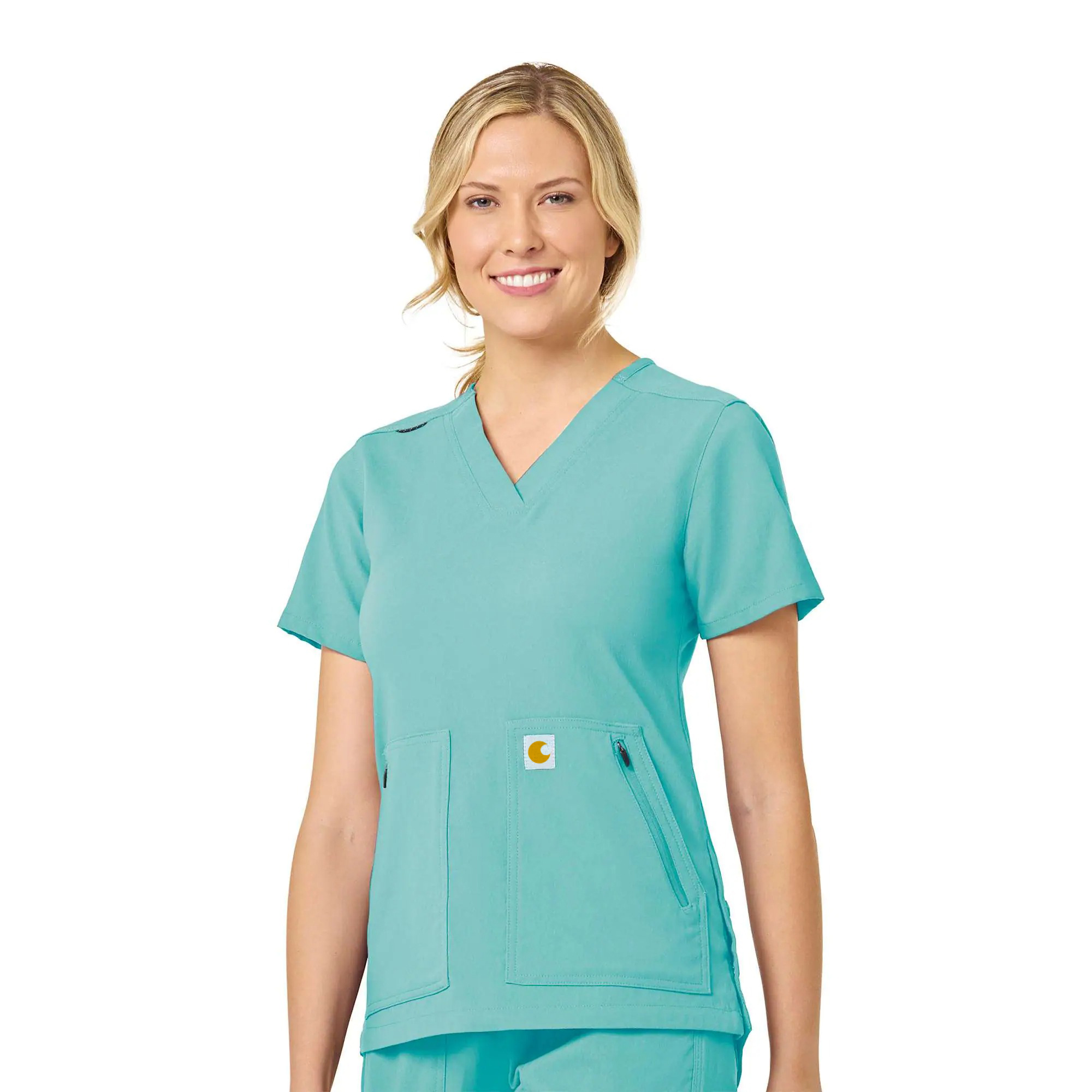 Women's Rugged Flex Peak 4-Pocket V-Neck Scrub Top