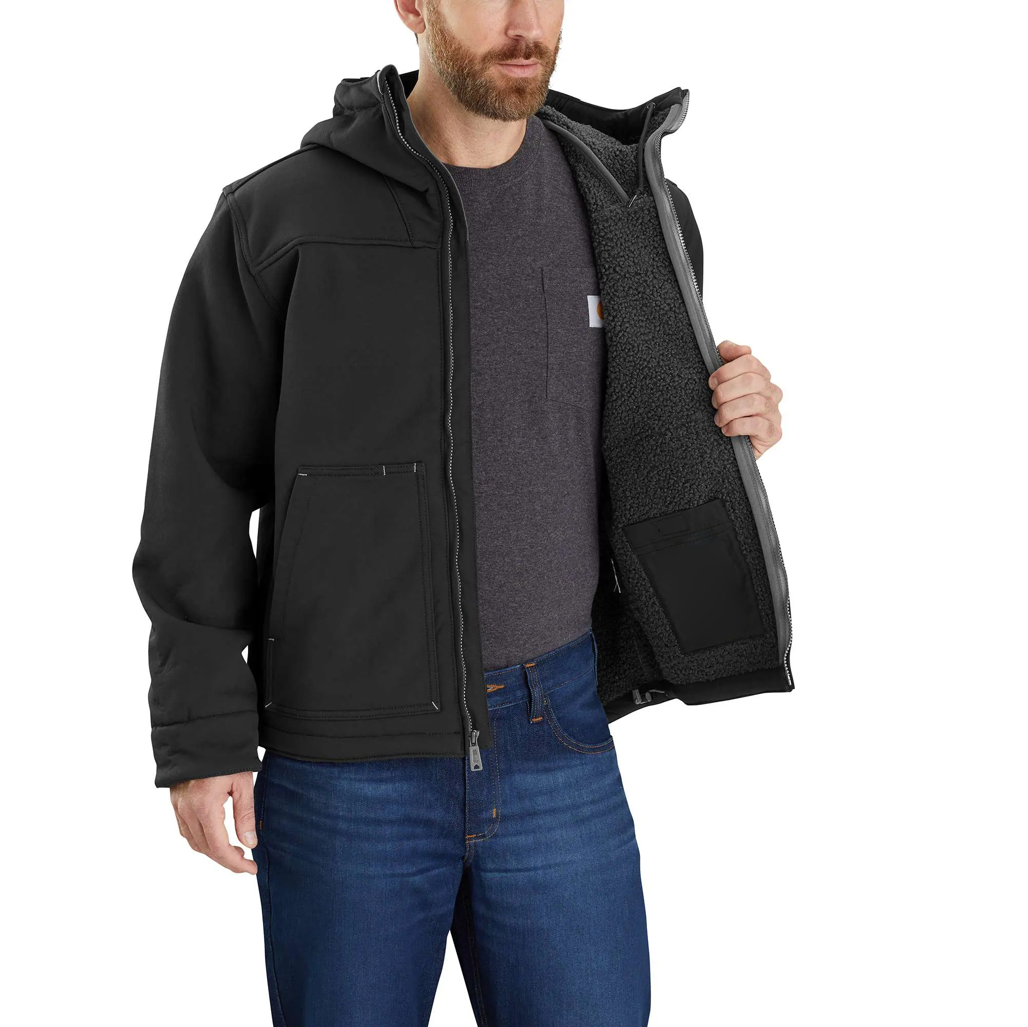 Men's Super Dux Sherpa-Lined Active Jac - Relaxed Fit - 2 Warmer Rating