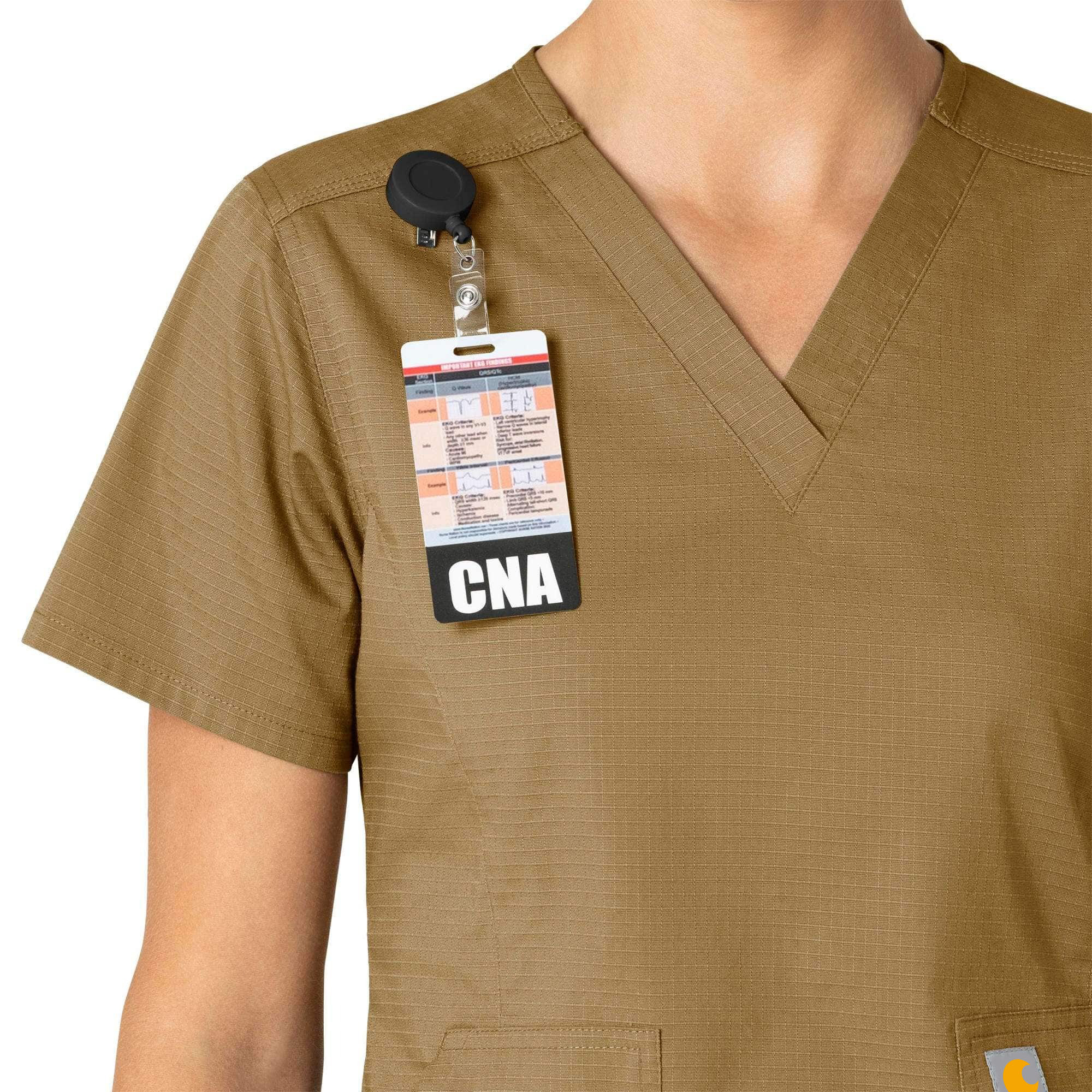 Women's Rugged Flex Ripstop V-Neck Scrub Top