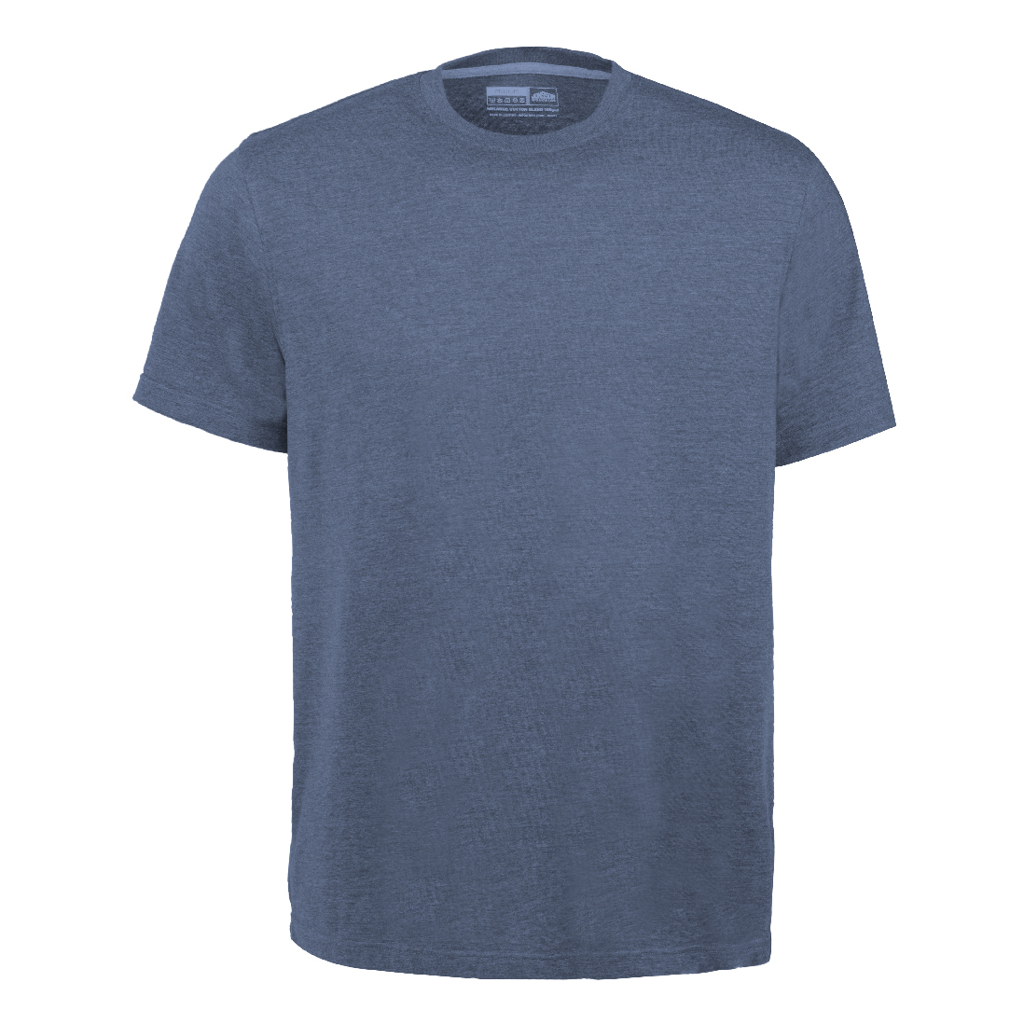 Mélange Combed Cotton Blend Tee Shirt