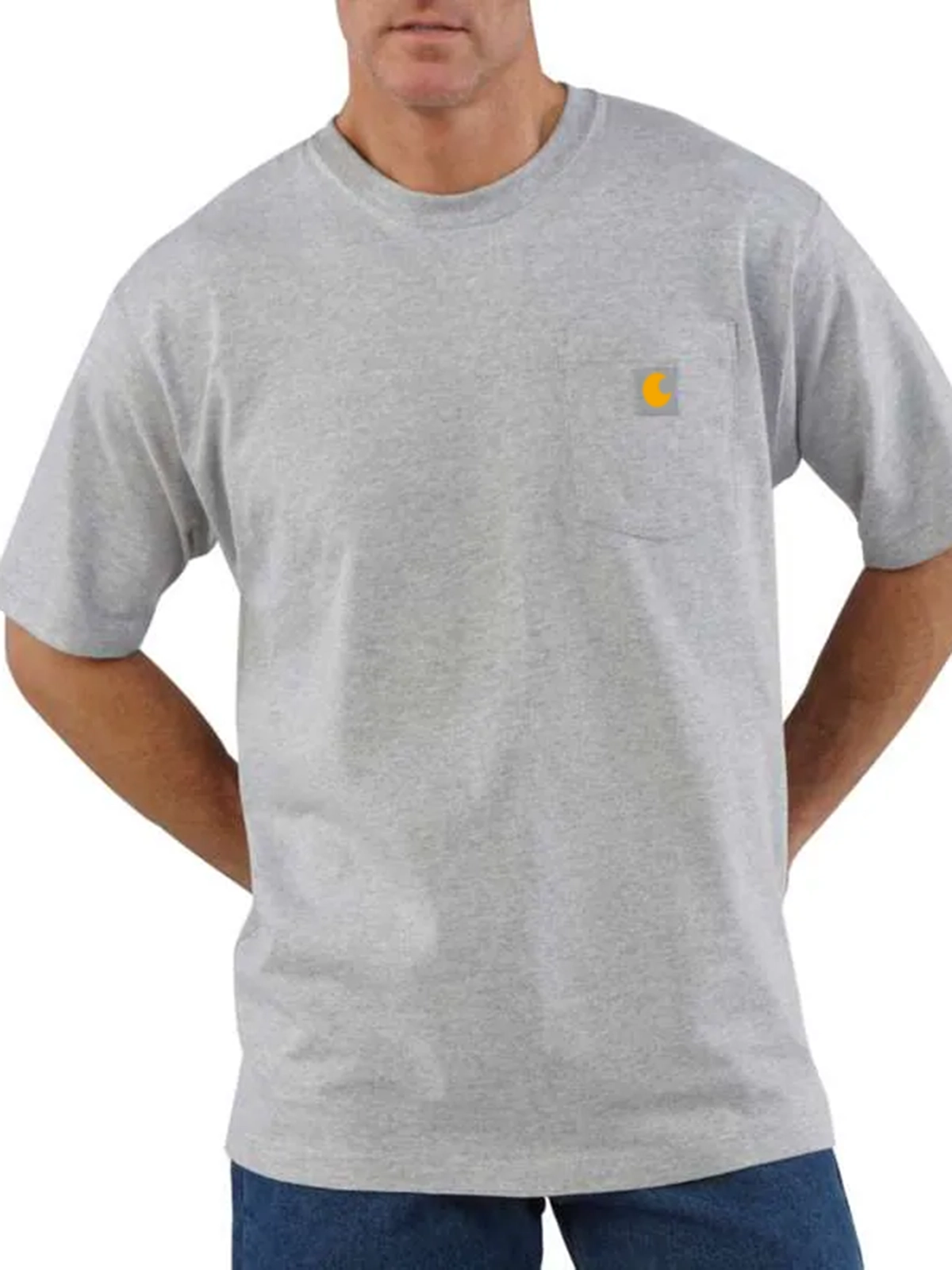 Loose Fit Heavyweight Short-Sleeve Pocket T-Shirt