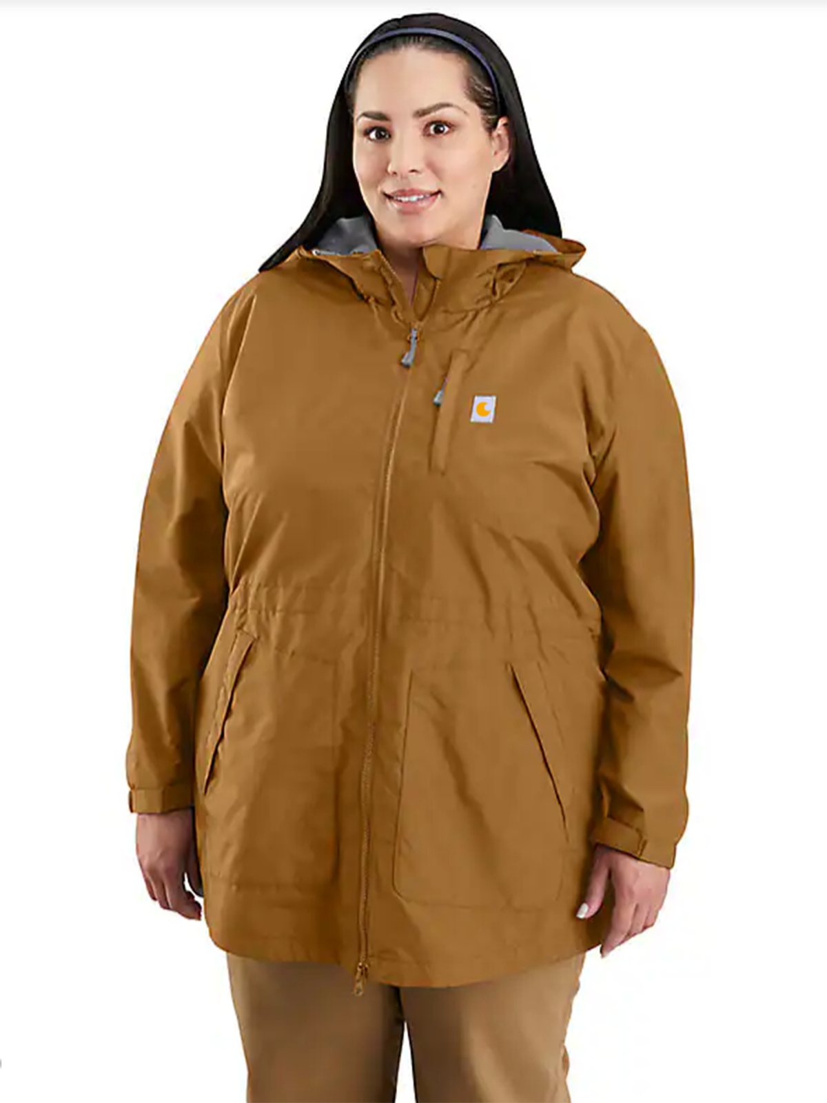 Women's Rain Jacket - Relaxed Fit - Lightweight - 1 Warm Rating